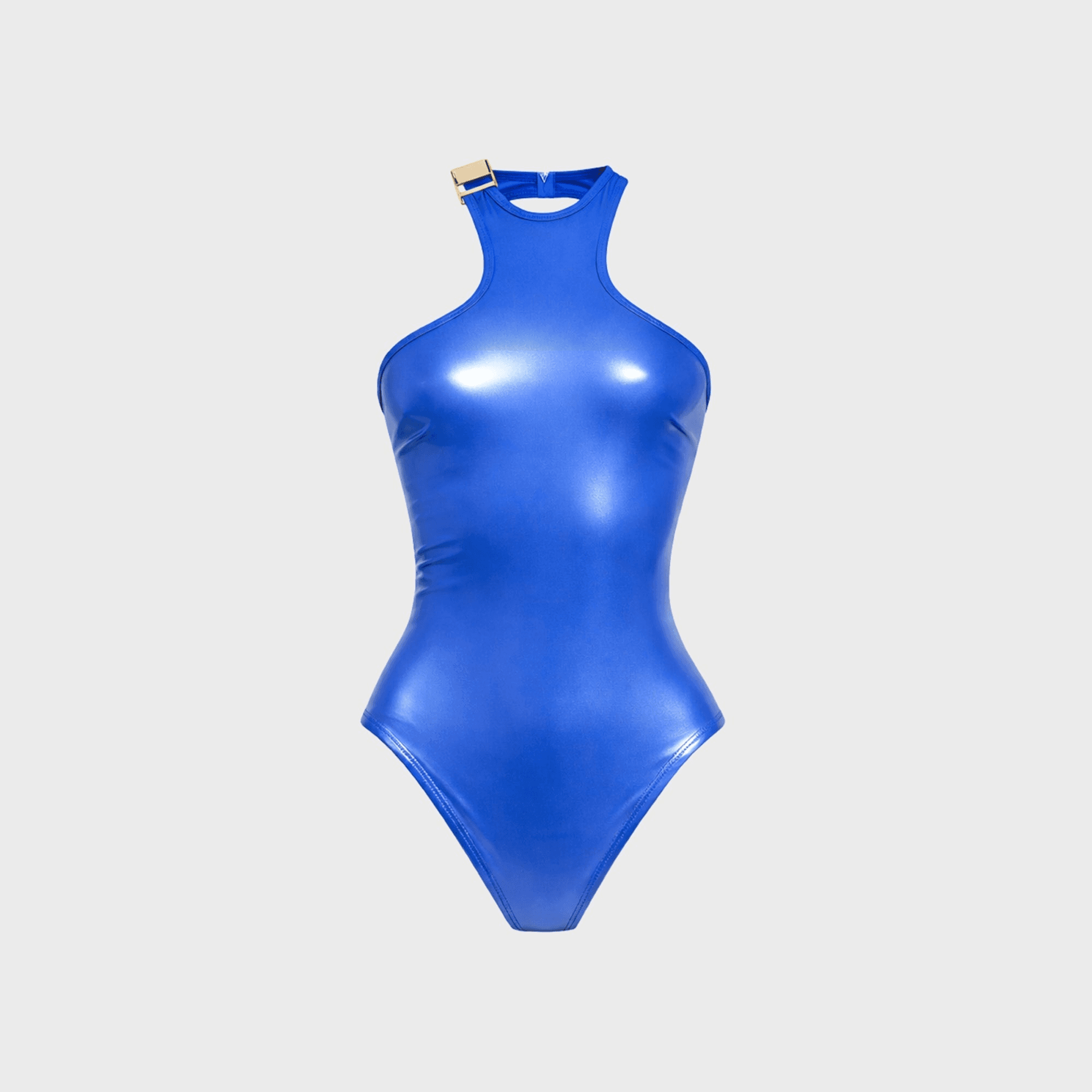 Naranja Furcado High Neck One Piece - Cobalt - Image 1