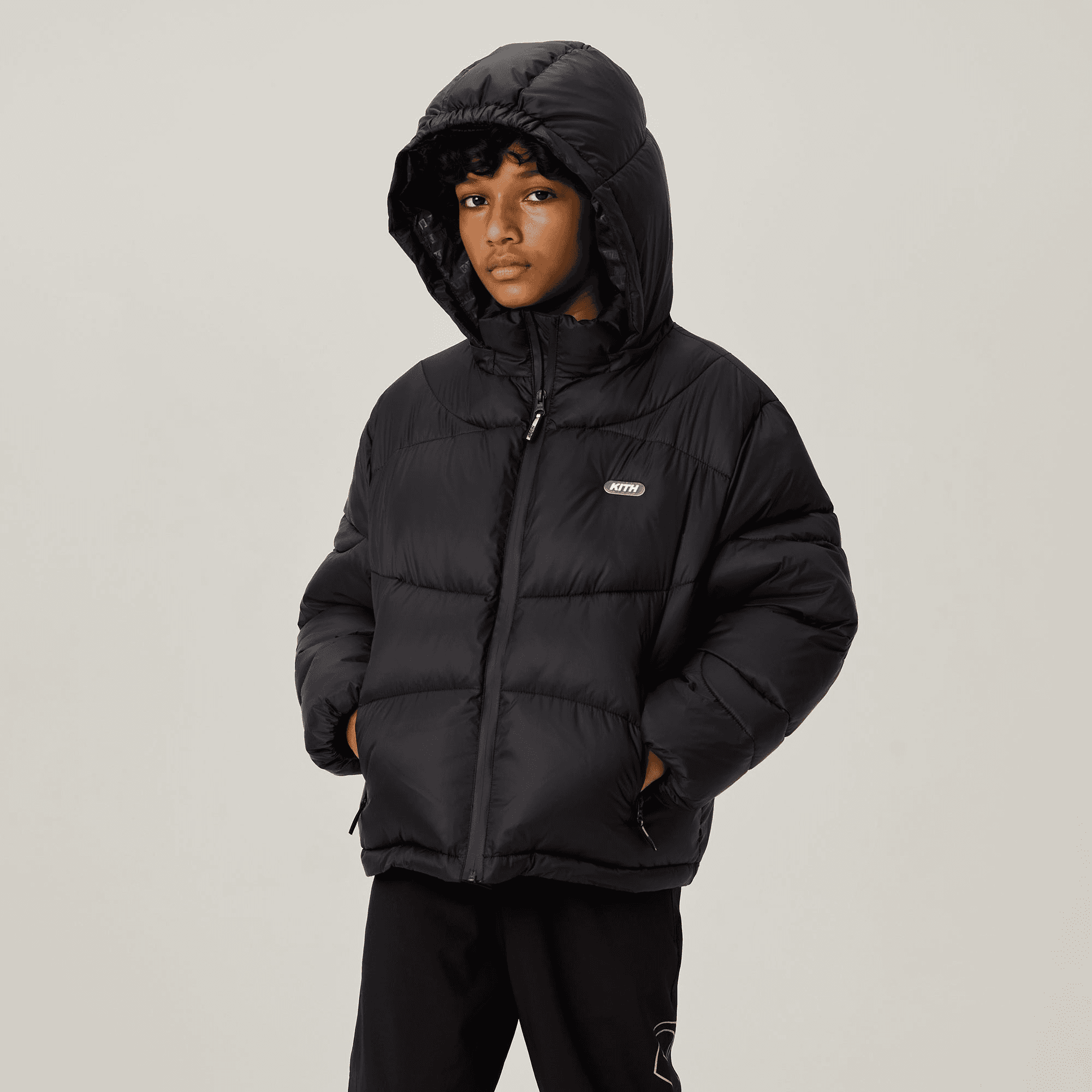 Kith Kids Corey Puffer - Black — Image 3