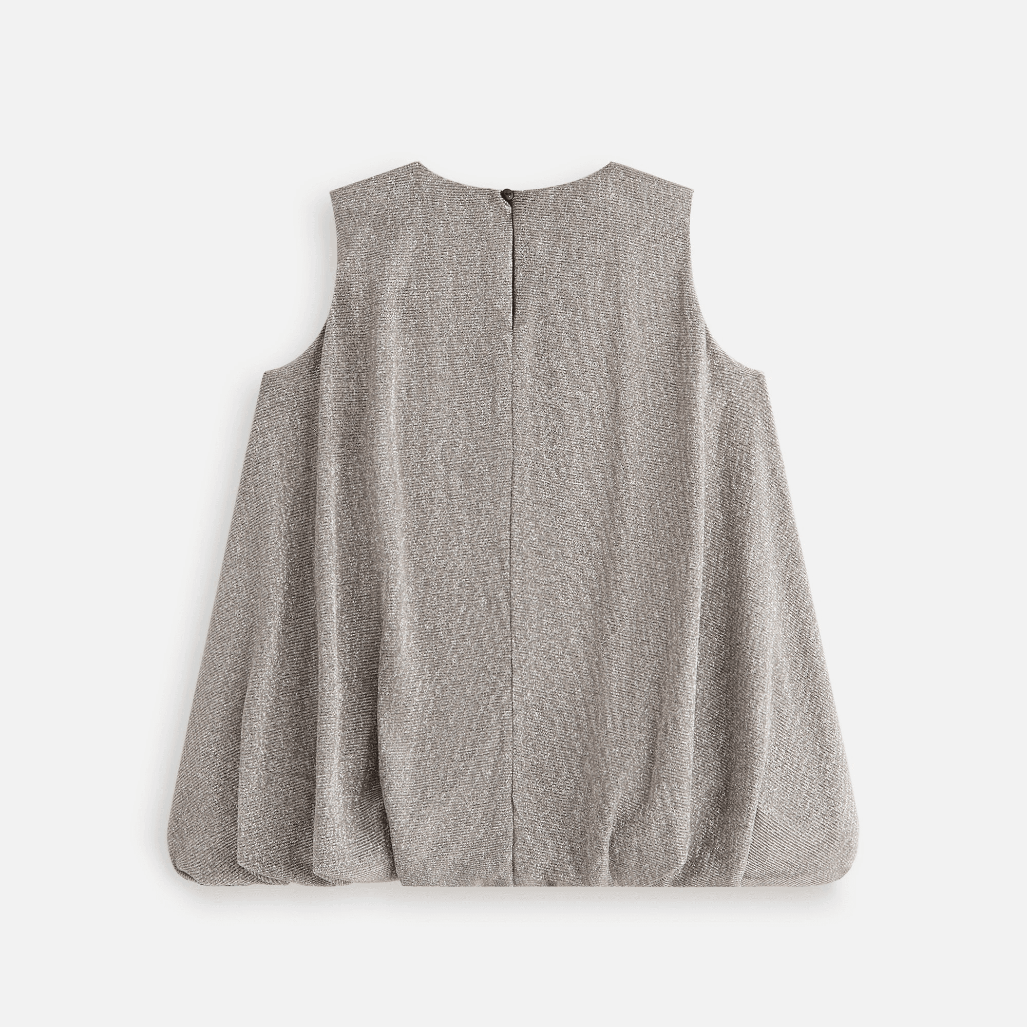 Kith Kids Novelty Bubble Hem Dress - Silver — Image 4