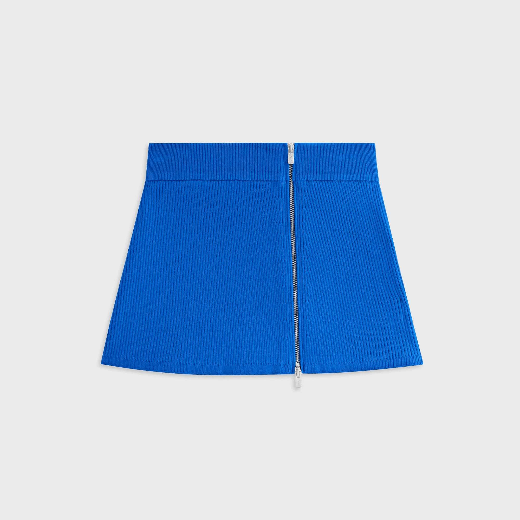 Kith Women Arys Asymmetrical Zip Mini Skirt - Lake
