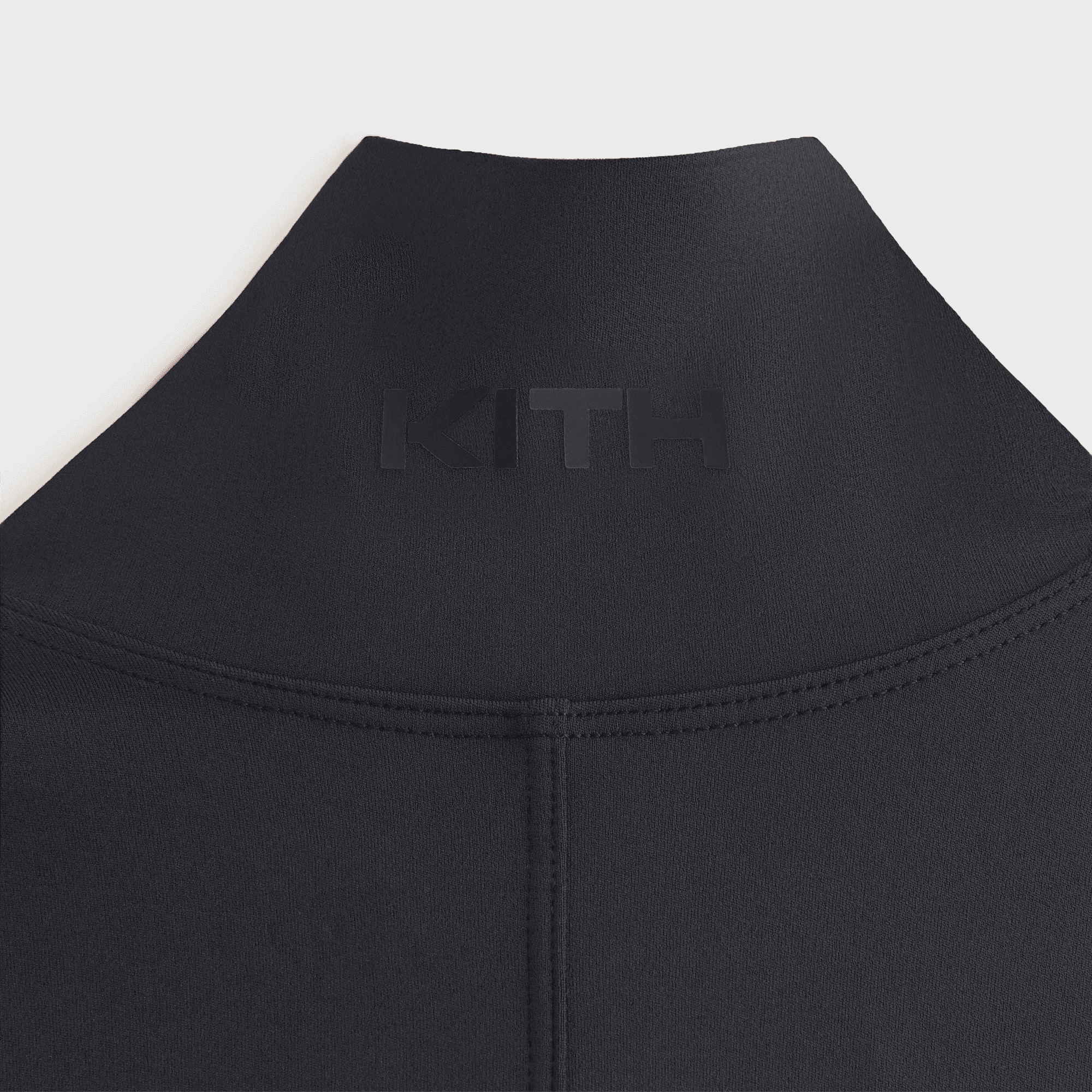 Kith Women Anika Asymmterical Zip Long Sleeve - Black — Image 2