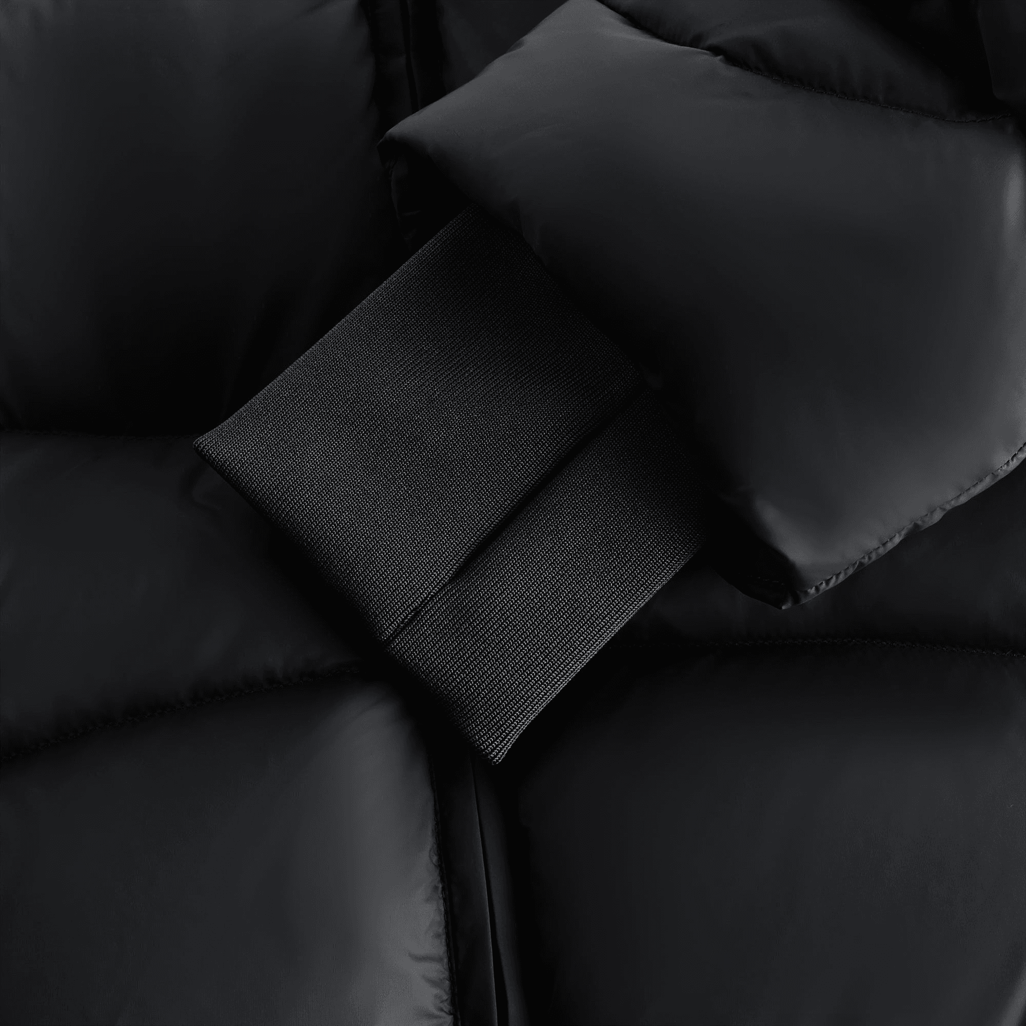 Kith Women Corey Hooded Nylon Puffer - Black — Image 8