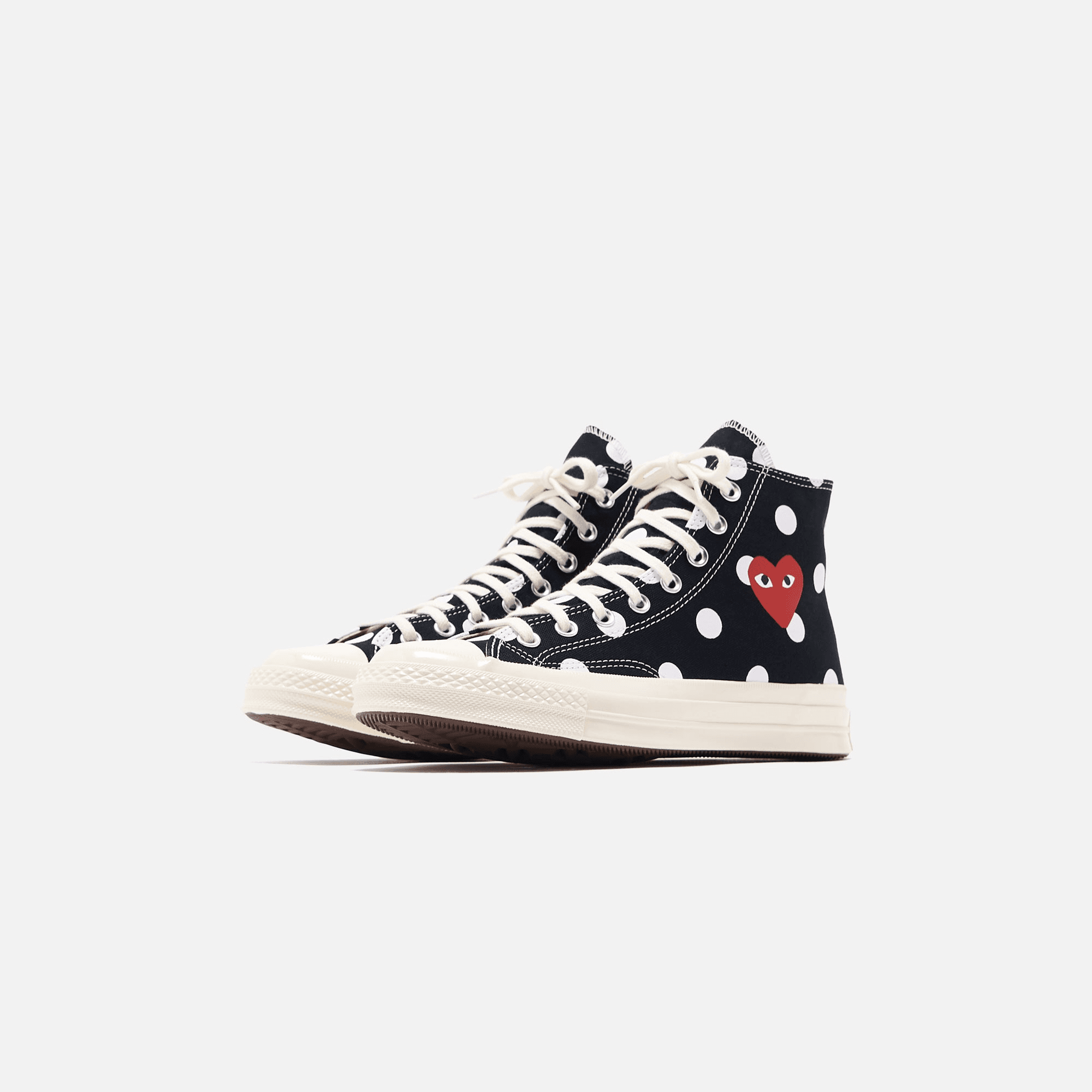 Converse x Comme des Garçons CDG Play Chuck Taylor High - Polka Dot / Black — Image 3