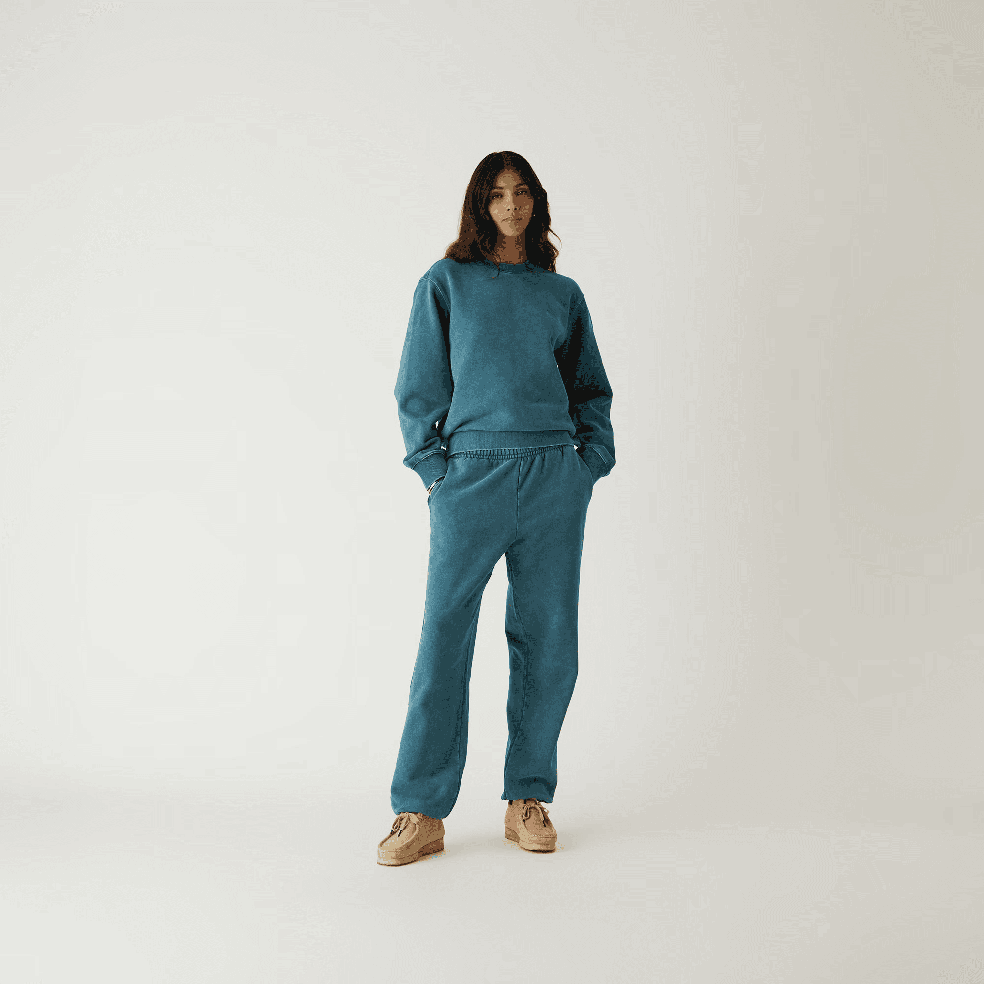 Kith Women Chelsea III Sueded Sweatpant - Anchor — Image 5