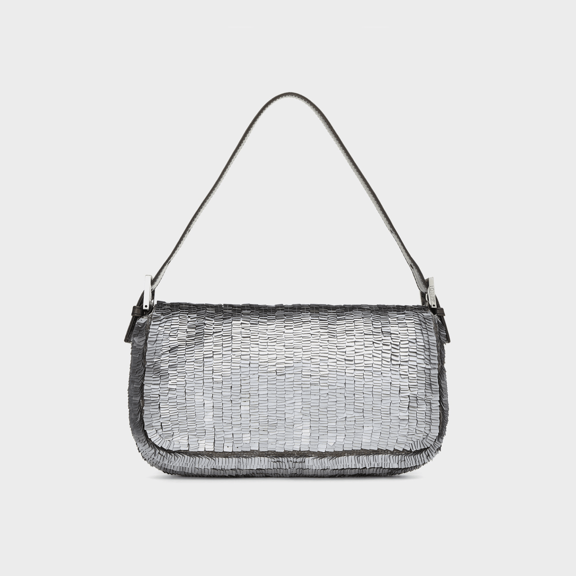WGACA Fendi Silver Sequin Baguette - Sequin — Image 2