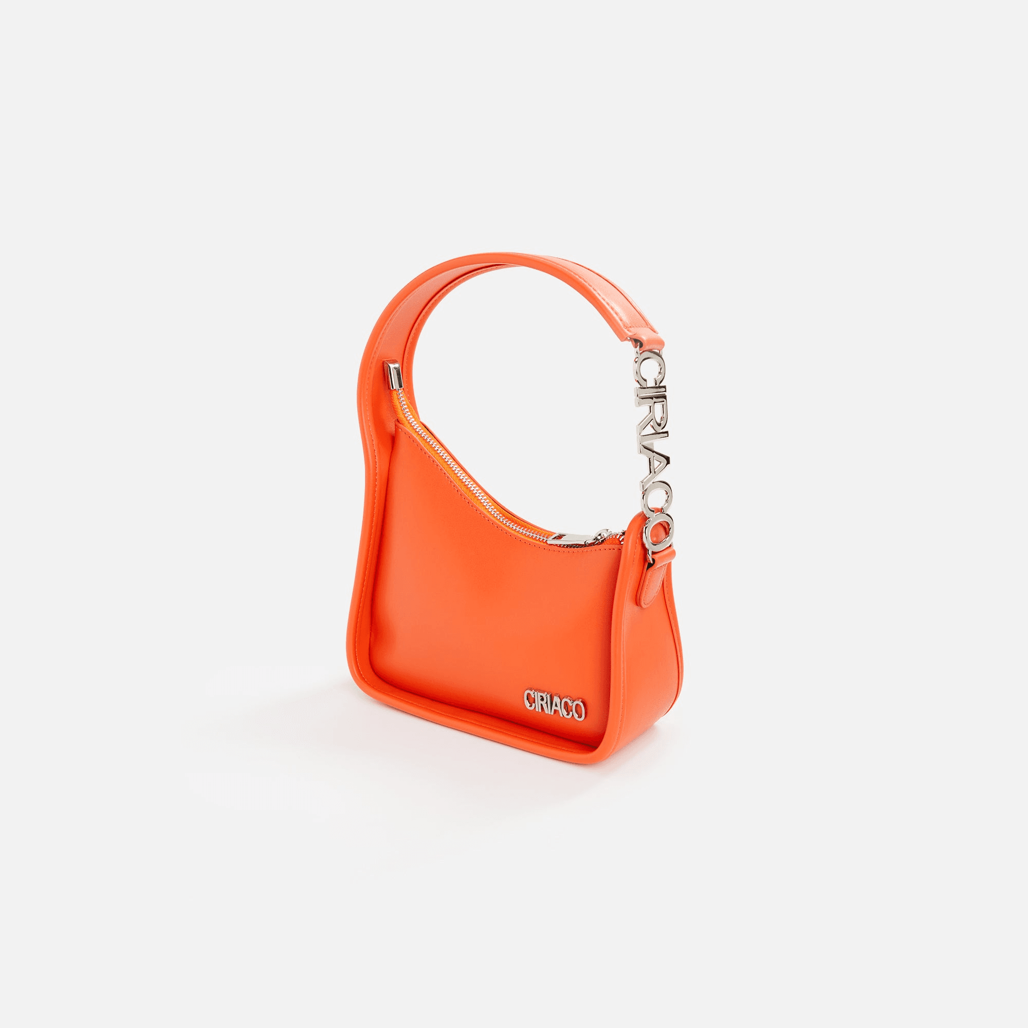 CIRIACO Exclusive Ashley Minimalist Baguette 2.0 Bag - Orange — Image 2