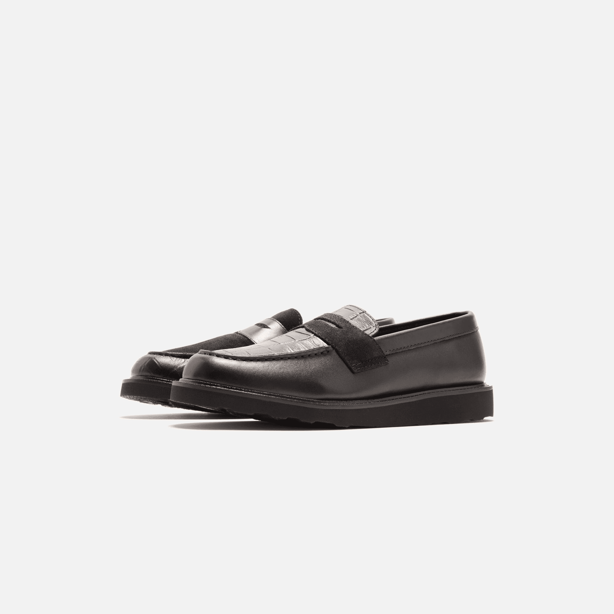 Caminando Loafer - Black / Black Croco — Image 5