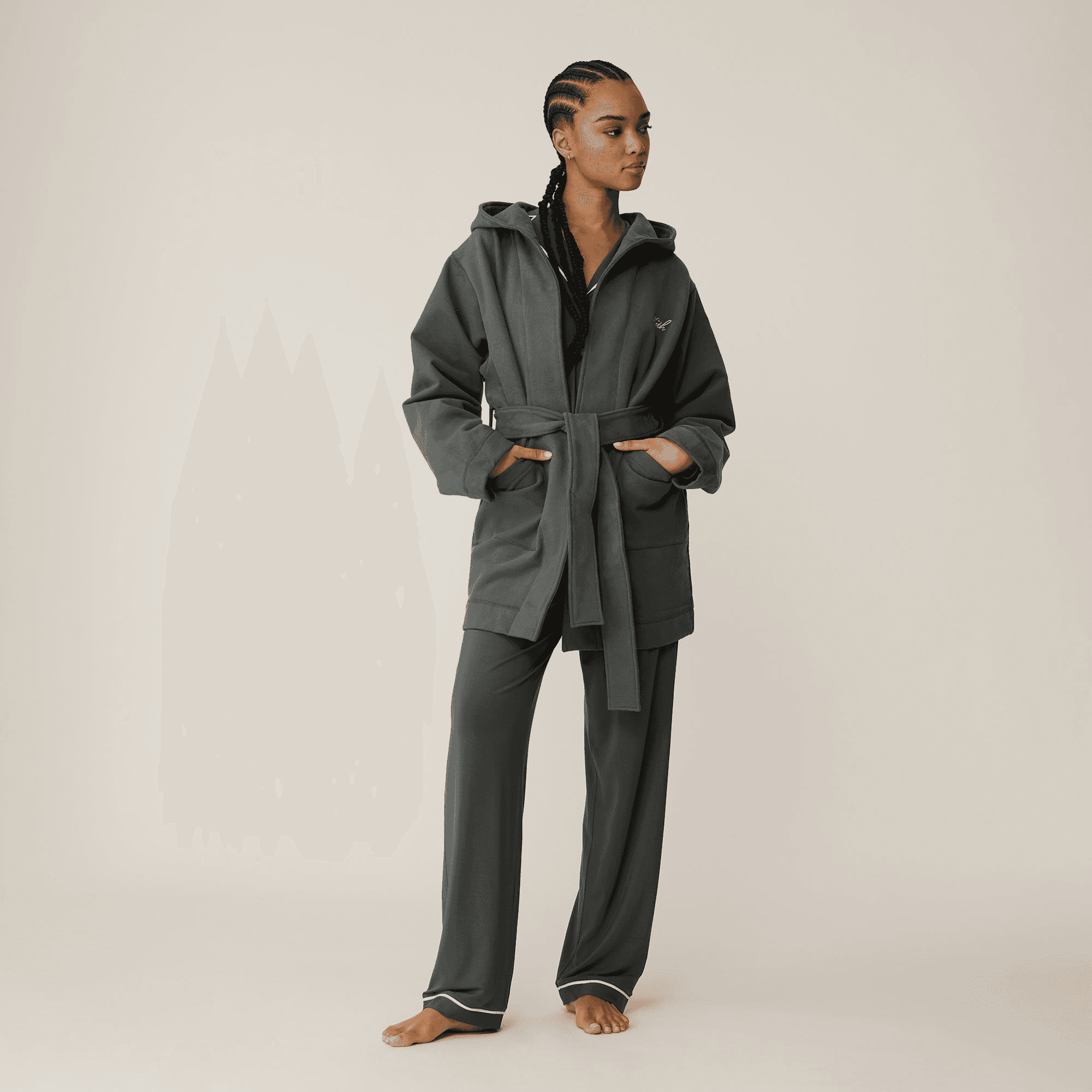 Kith Women Hooded Robe - Machine — Image 6