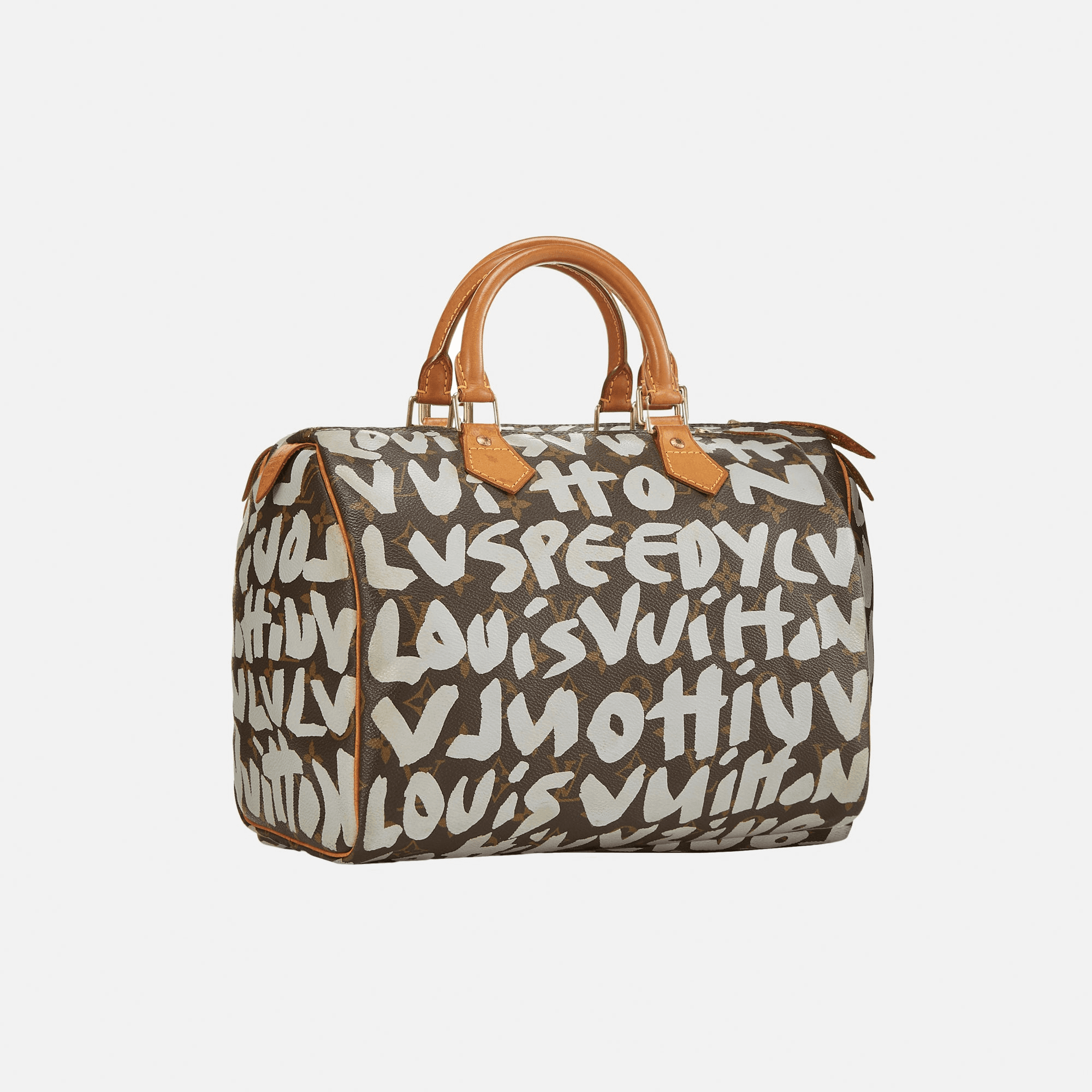 Louis Vuitton x Stephen Sprouse Speedy 30 Bag - Brown / Grey — Image 2