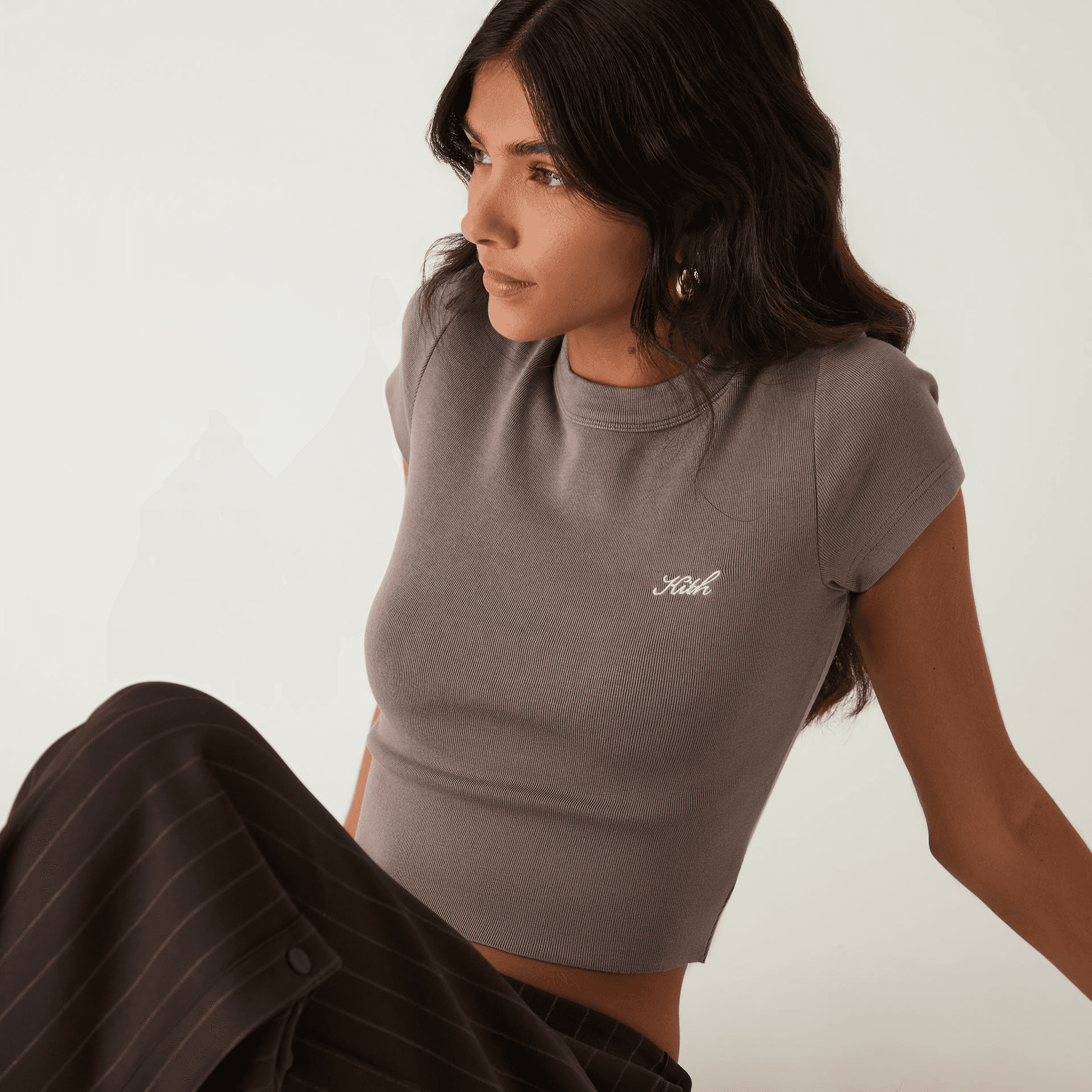 Kith Women Mulberry Tee II - Quicksand — Image 4