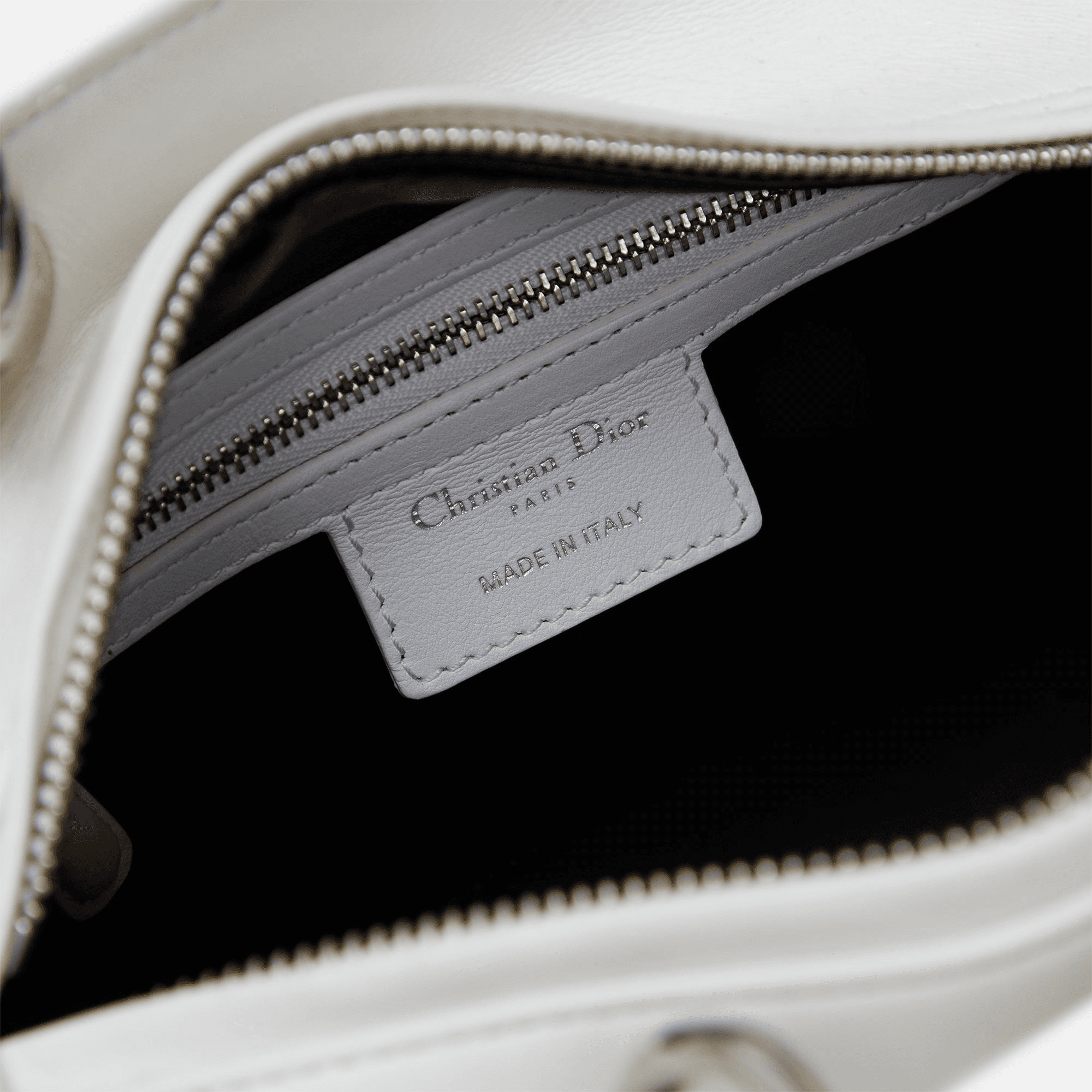 WGACA Dior Embossed Paradise Lady Dior M - White — Image 5