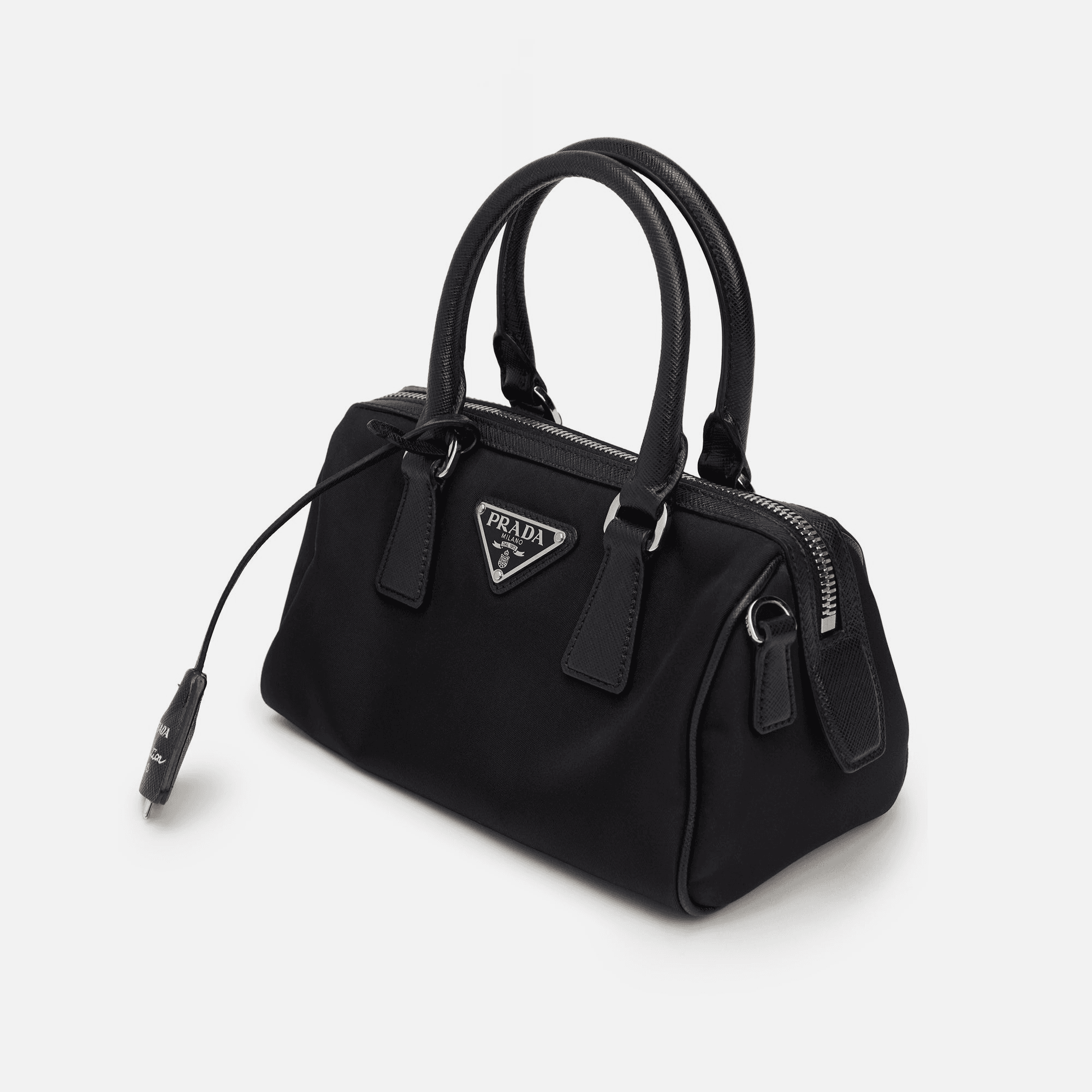 WGACA Prada Nylon Re-Edition Bag - Black — Image 6