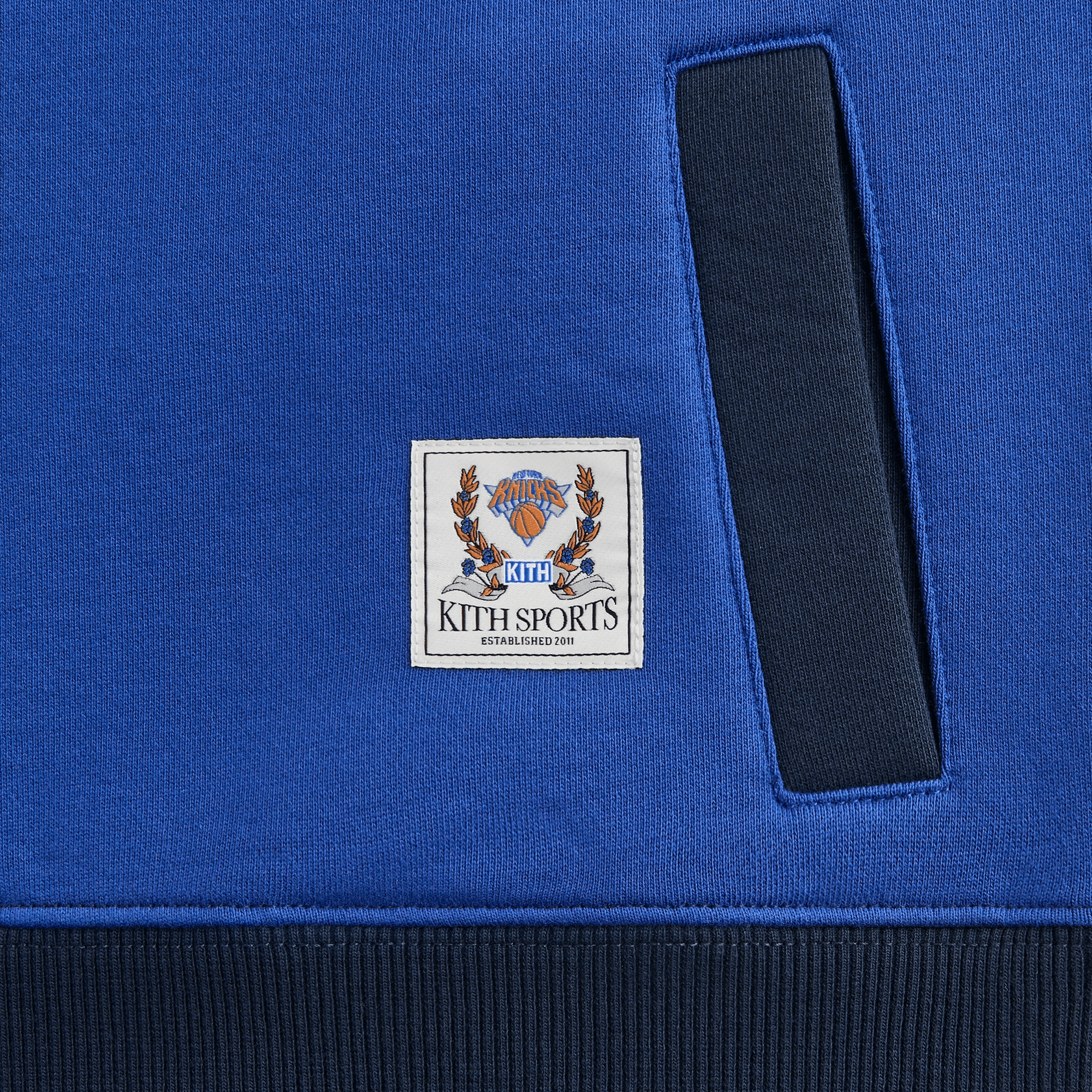 Kith Kids for the New York Knicks Mash Up Nelson Hoodie - Nocturnal — Image 2