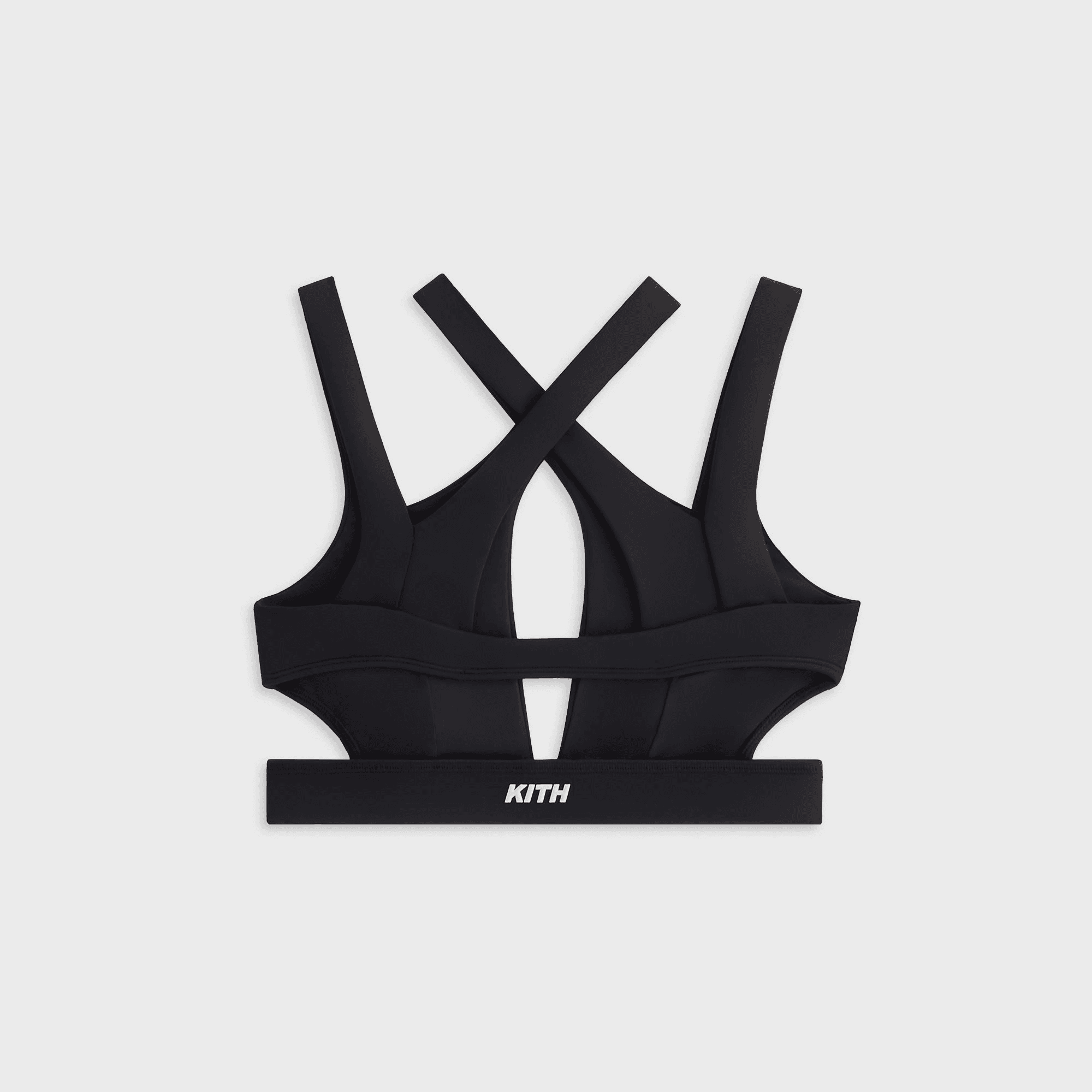 Kith Women Enhance Cross Halter Bra - Black — Image 6