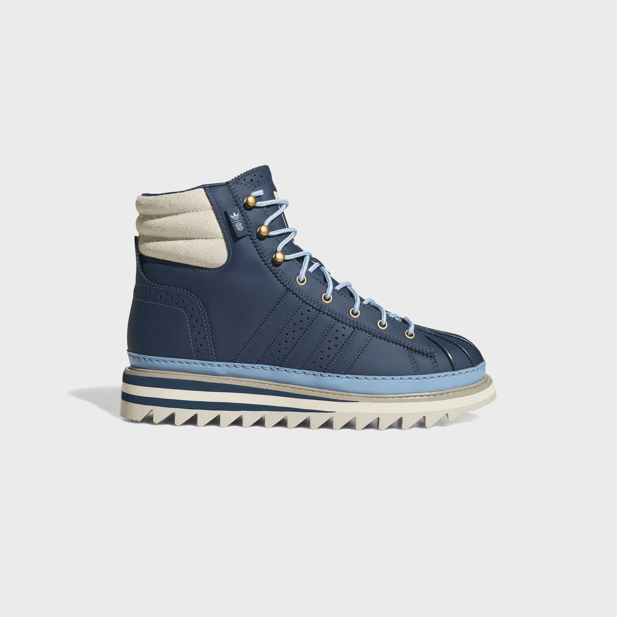 adidas x Edison Chen Clot Pro Model Boot - Mineral Blue / Cream White - Image 1