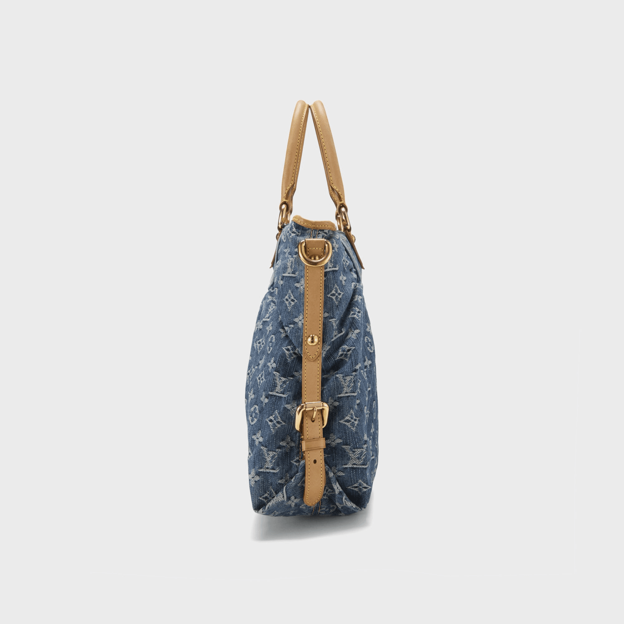 WGACA Louis Vuitton Denim Neo Cabby Gm - Blue — Image 6