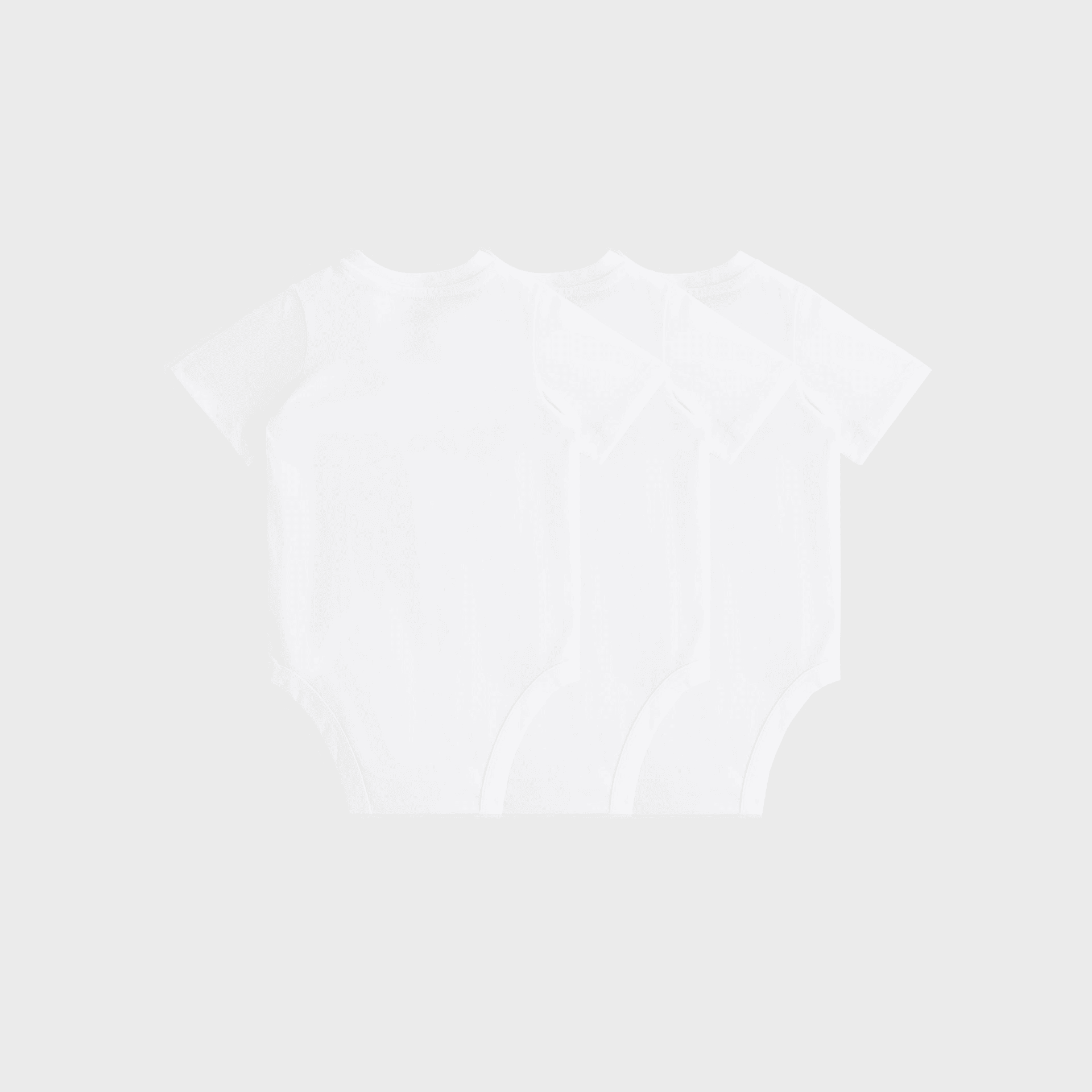 Kith Baby 3-Pack Short Sleeve Bodysuit - White — Image 6
