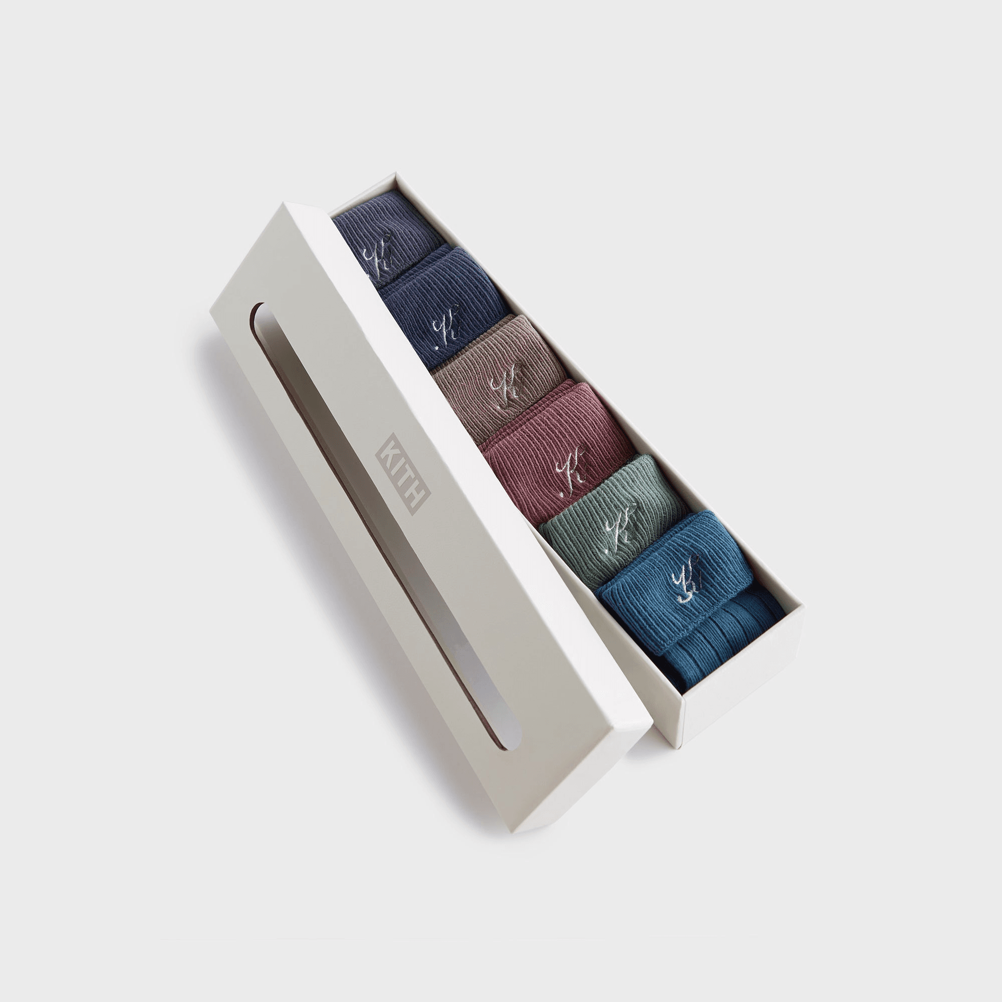 Kith Baby Palette 6-Pack Socks - Battleship — Image 2