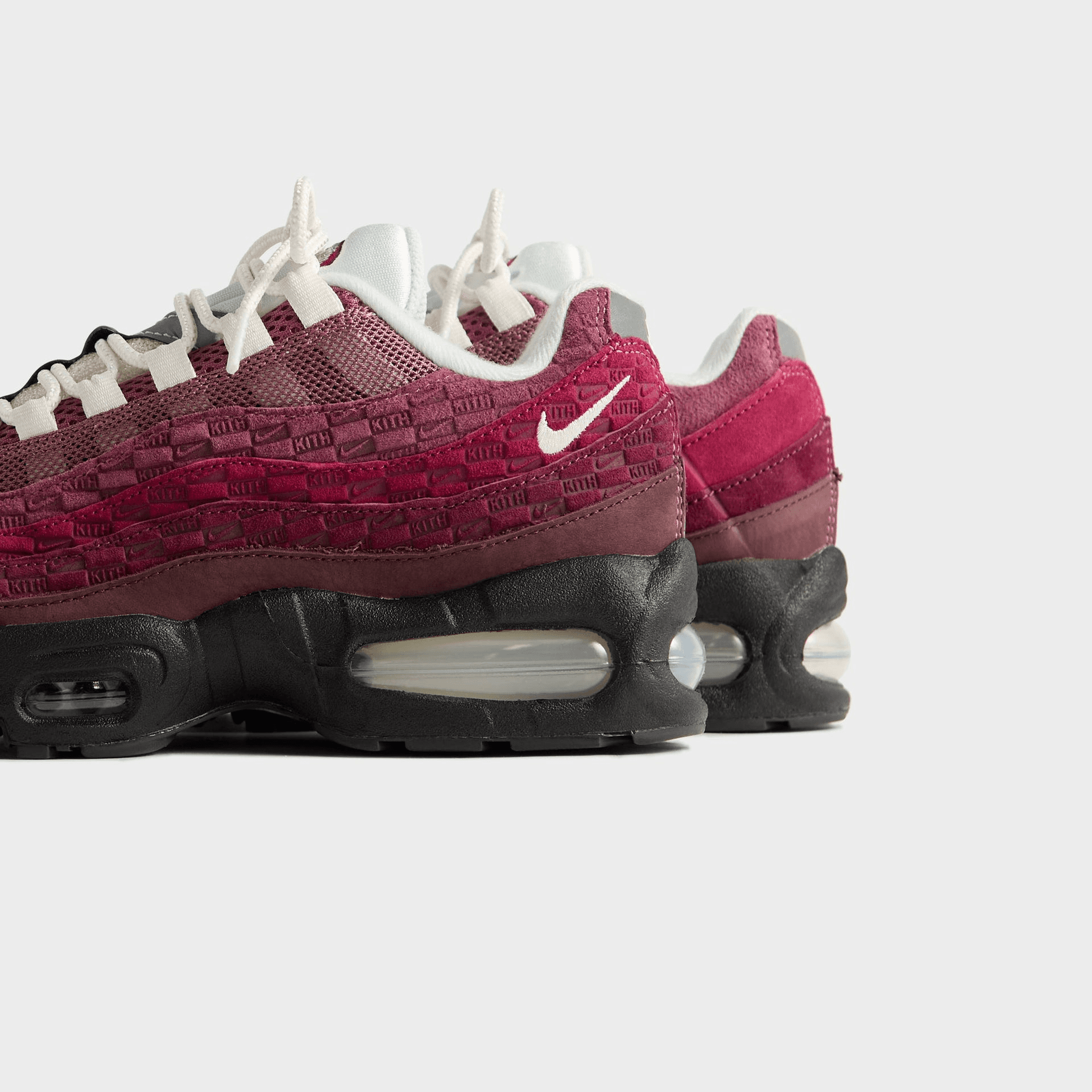 Kith for Nike GS Air Max 95 - El Dorado / Sail / Dark Beetroot / Rush Maroon — Image 6