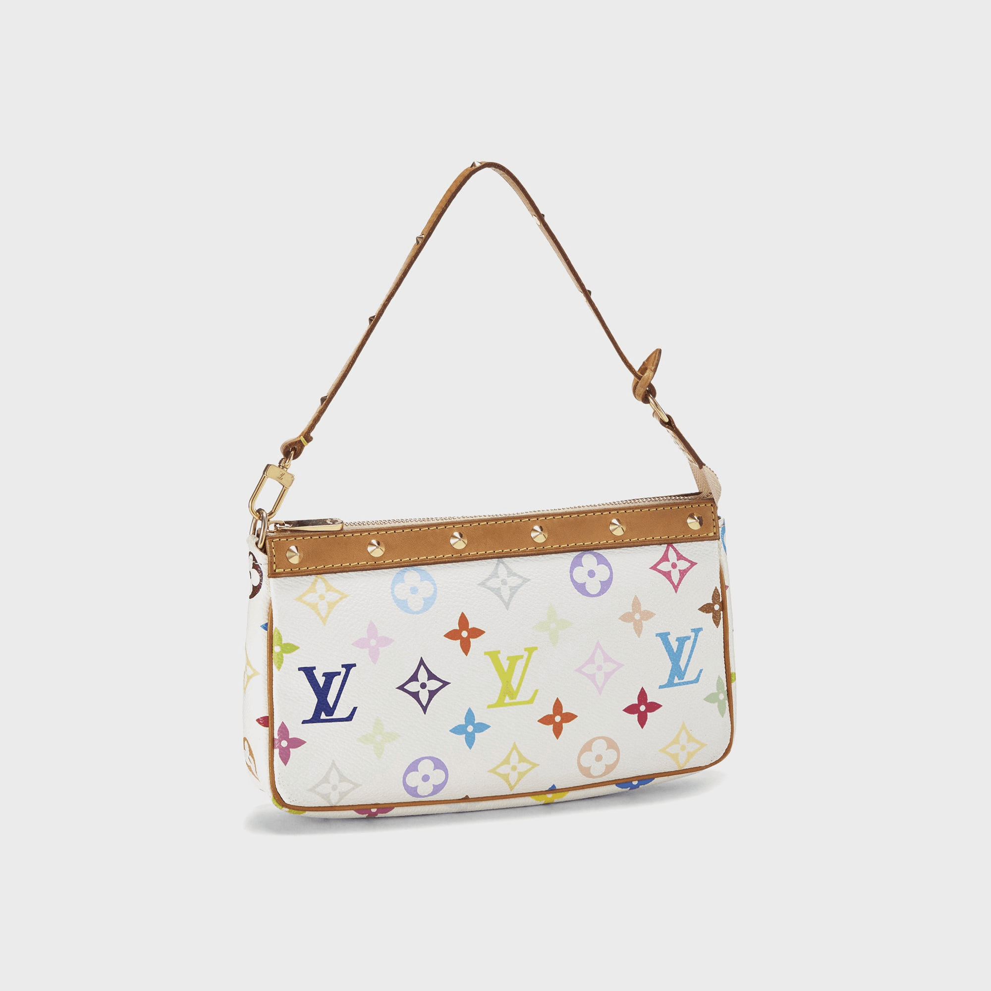 WGACA Louis Vuitton Multi Pochette Accessories V2 - White — Image 3
