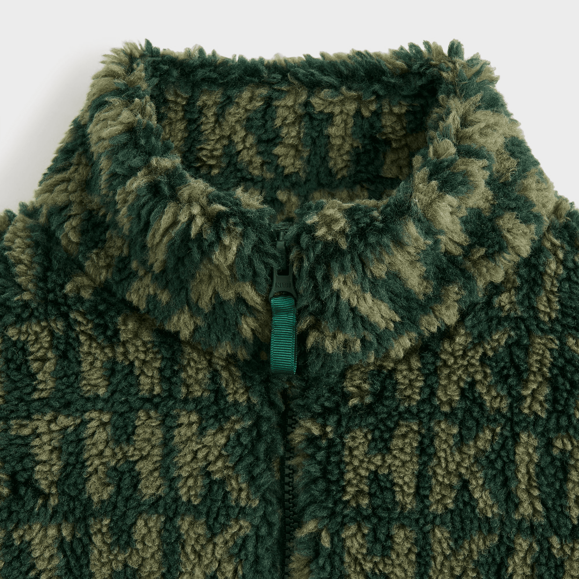 Kith Kids Monogram Sherpa Jacket - Stadium — Image 2