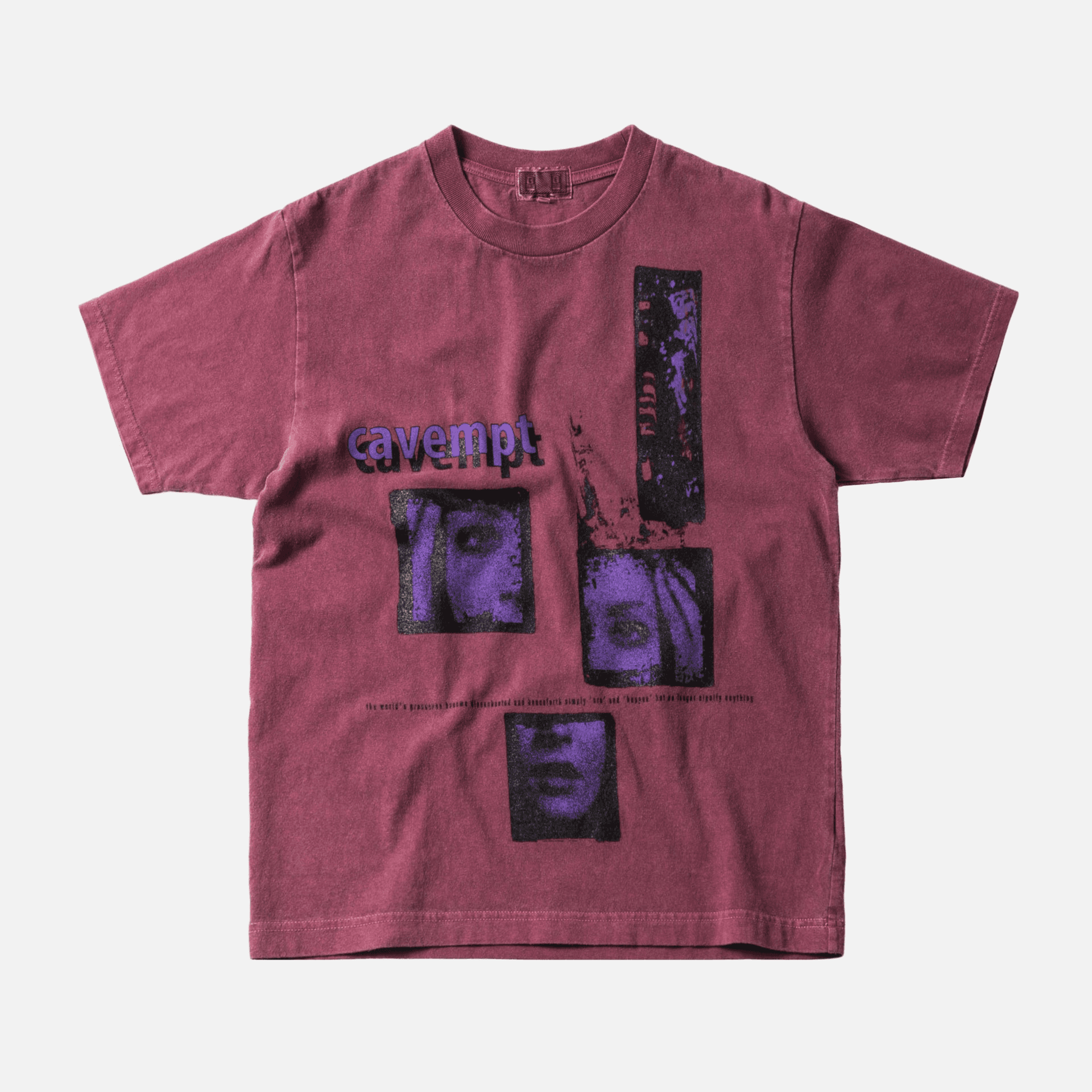Cav Empt Processes Overdye Tee - Red — Image 3