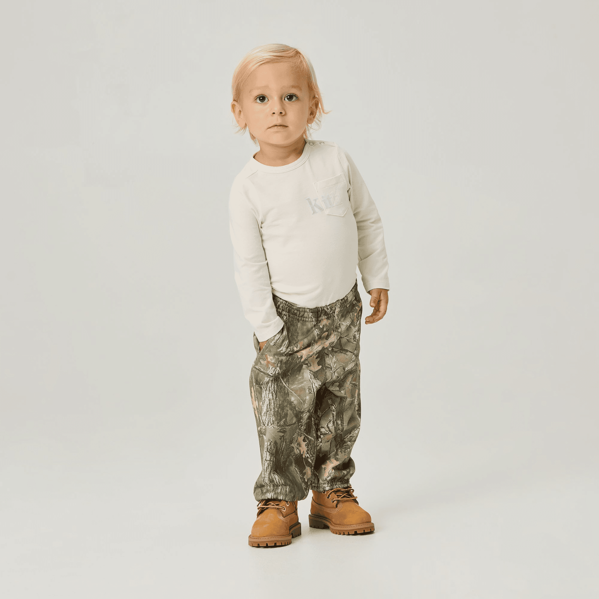 Kith Baby Long Sleeve Quinn Bodysuit - Silk — Image 4