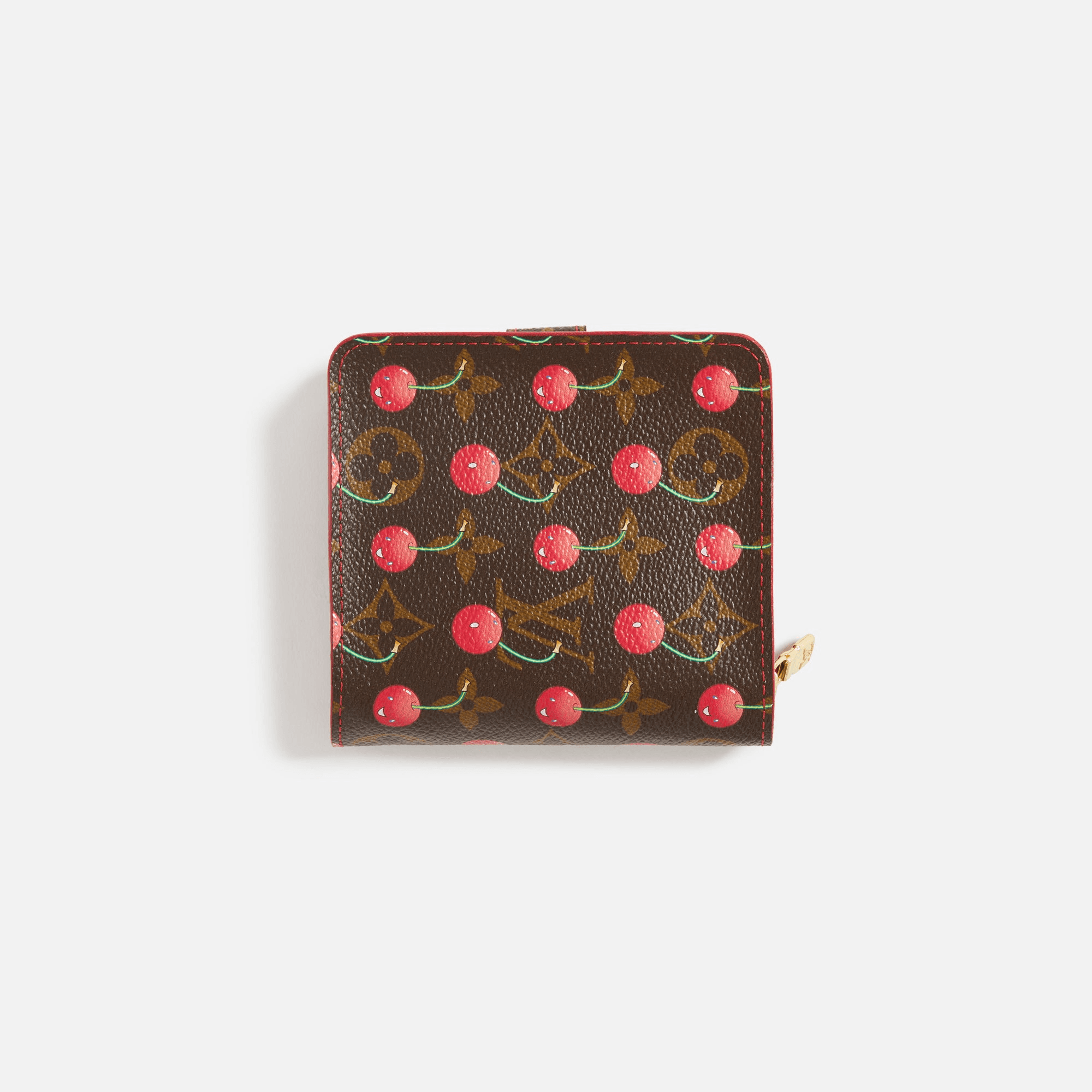 WGACA Louis Vuitton Murakami Cherry Zippy - Brown — Image 2