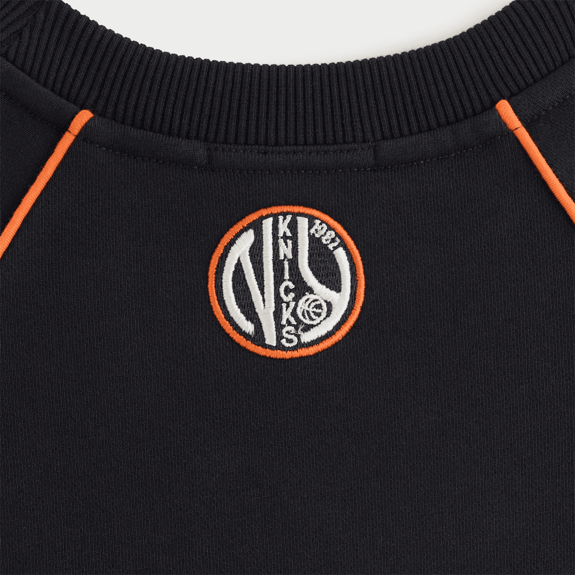 Kith Kids for the New York Knicks Raglan Nelson Crewneck - Black — Image 5