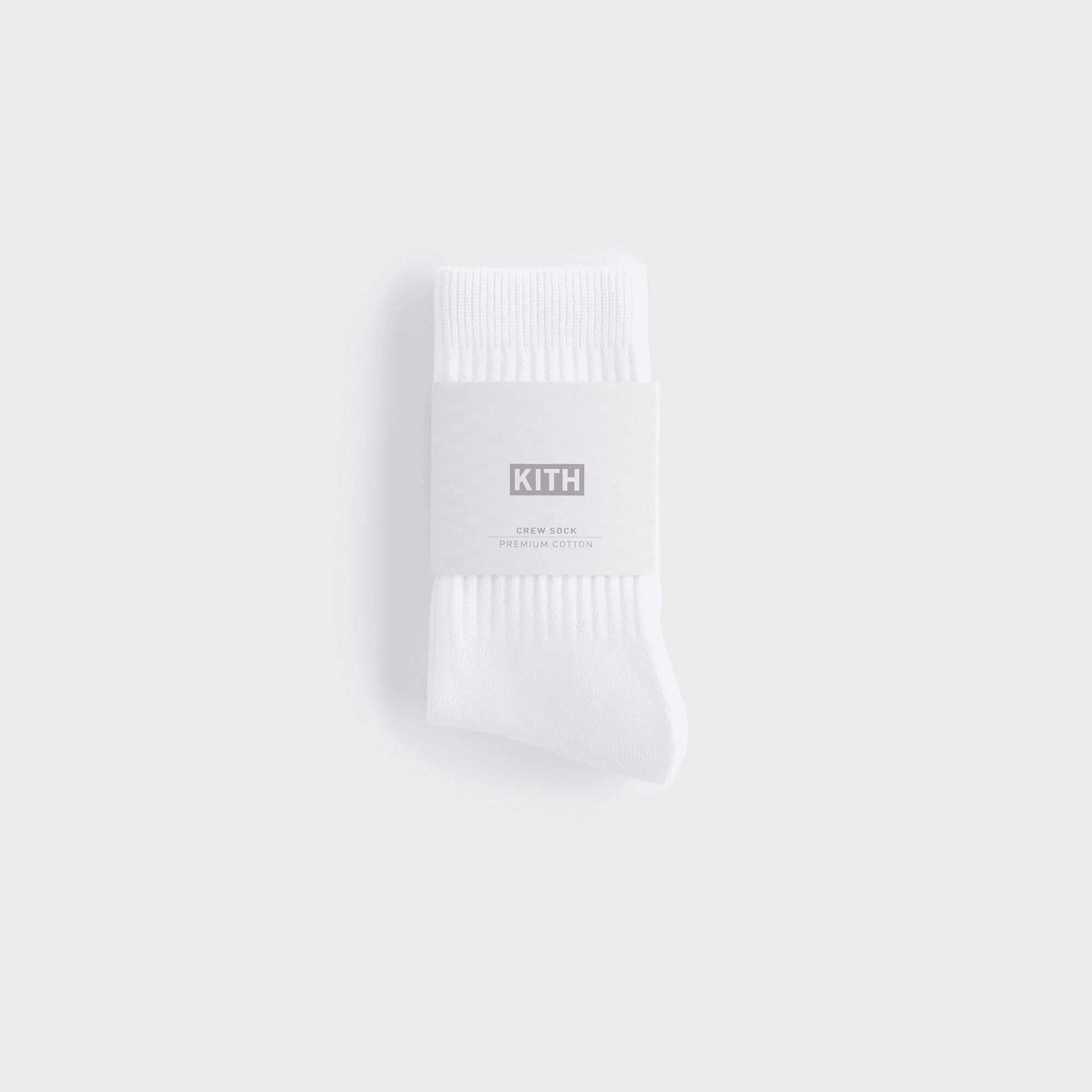 Kith Kids Classic Crew Socks - White — Image 3