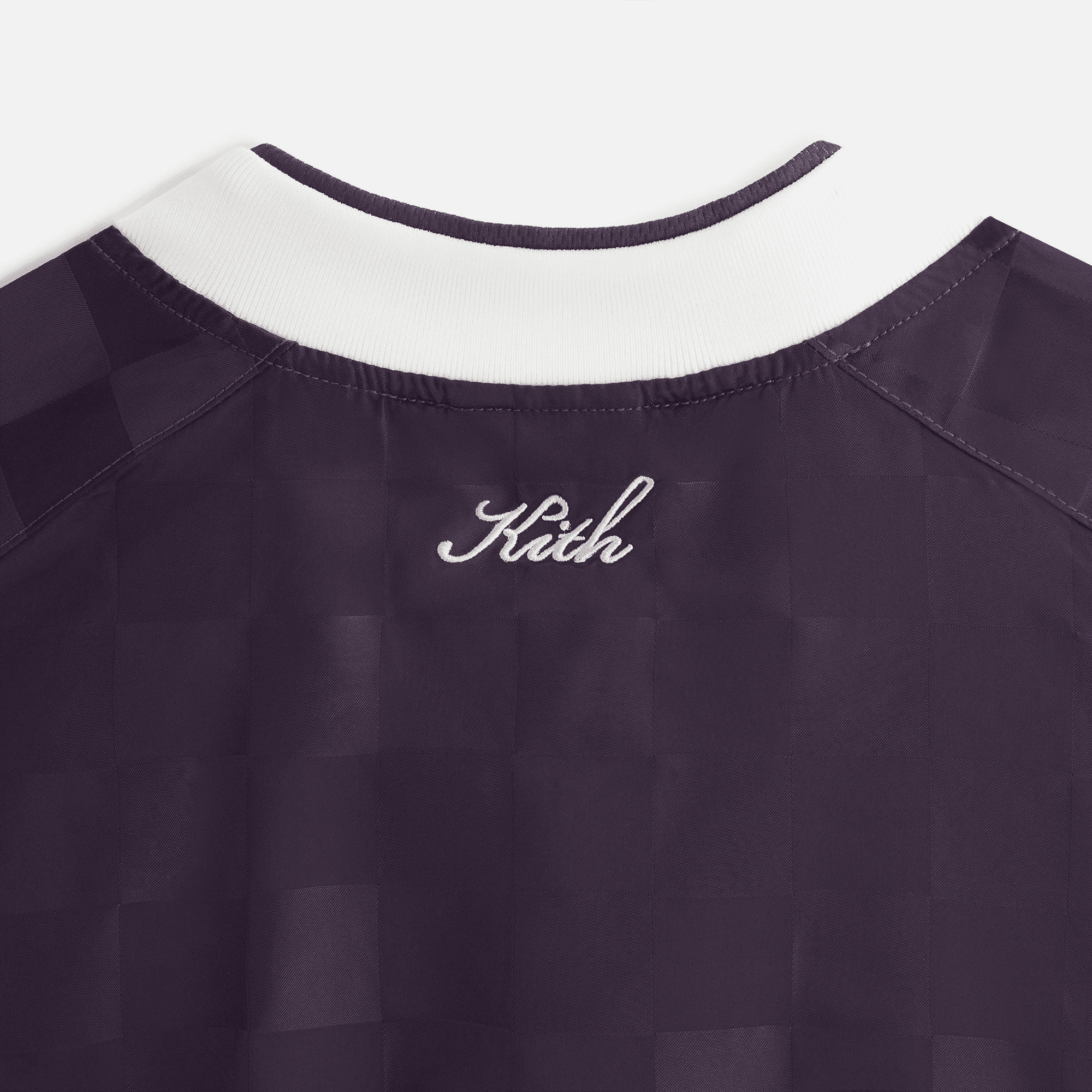 Kith Women Checkered Satin Dayton Combo Pullover - Nightshade — Image 5