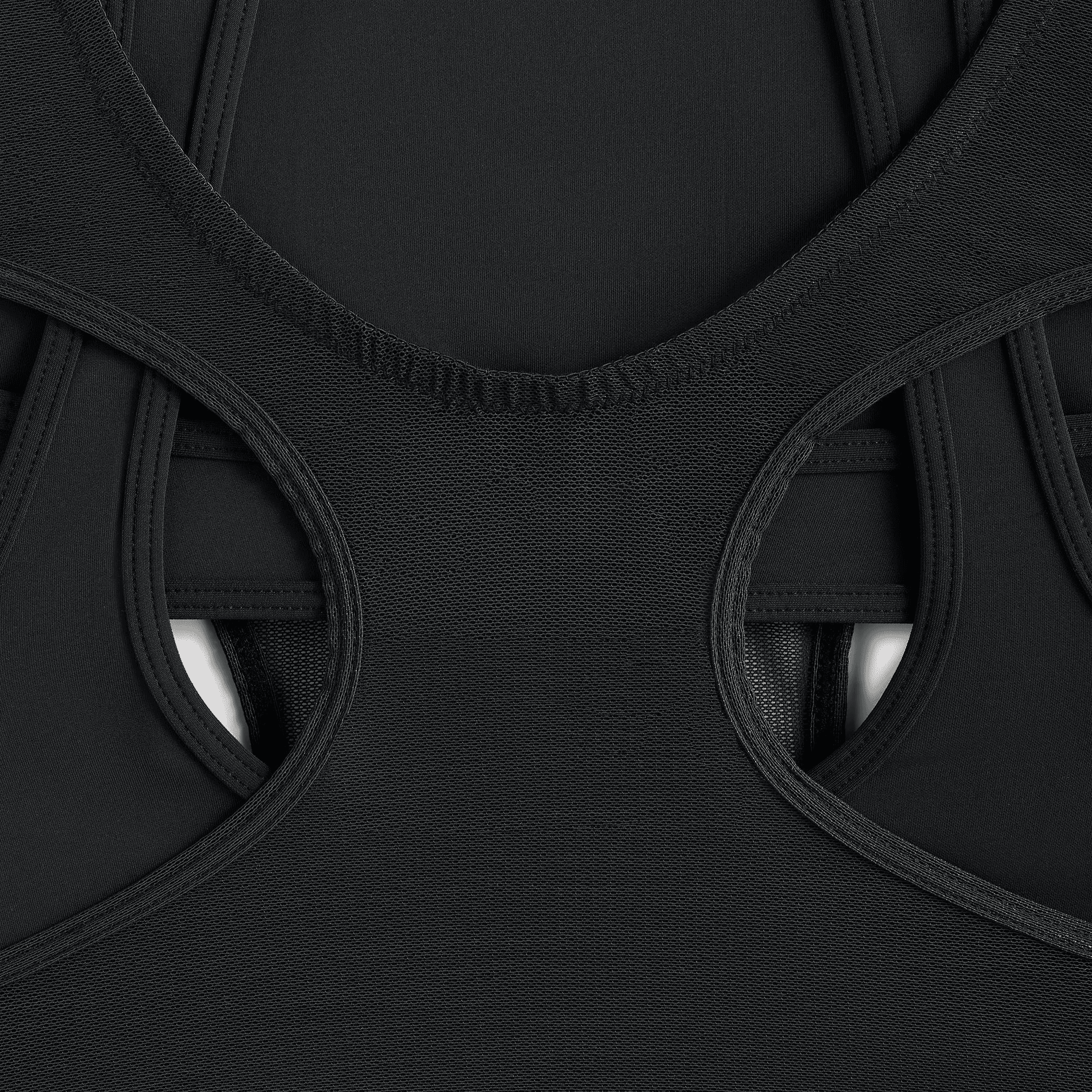 Lisa for Kith Women Lynx Layered Bodysuit - Black — Image 2