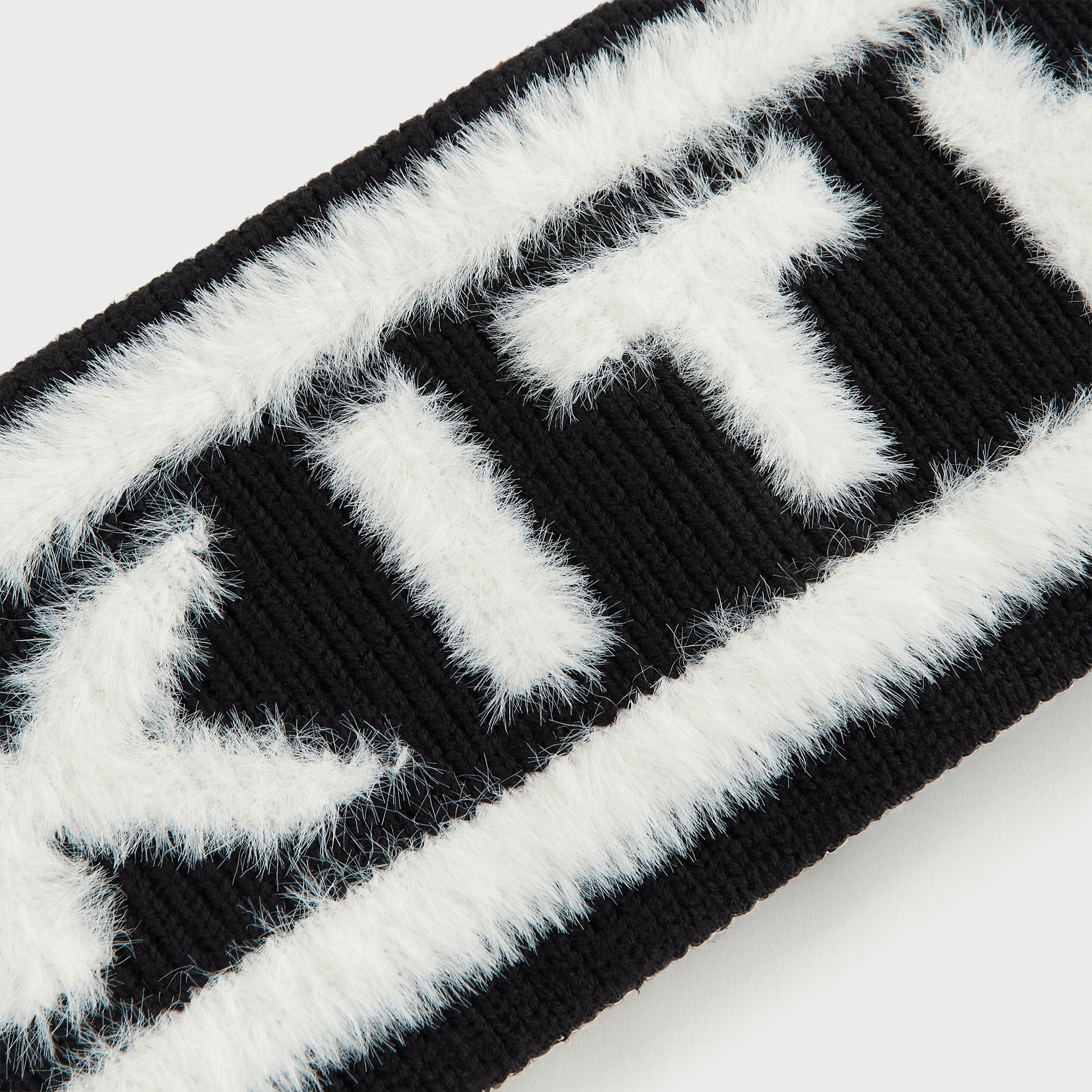 Kith Women Jacquard Rib Headband - Black — Image 2