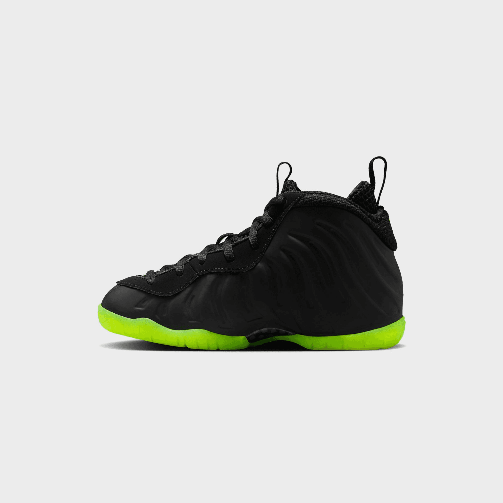 Nike PS Little Posite One - Black / Volt — Image 8