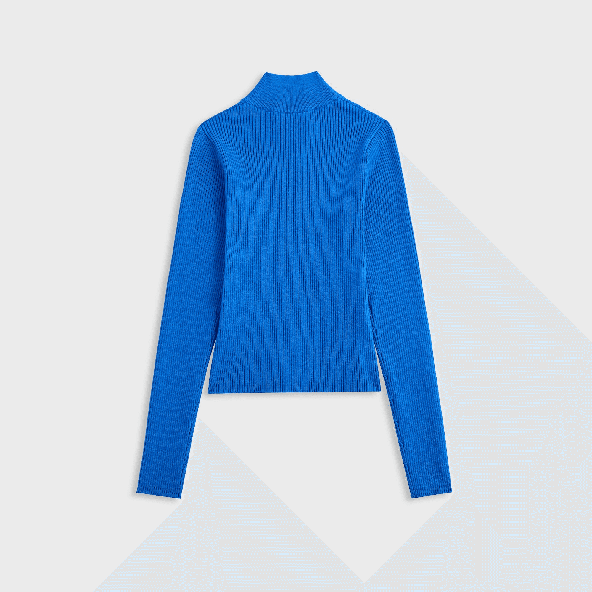 Kith Women Ina Sweater Track Zip - Lake — Image 5