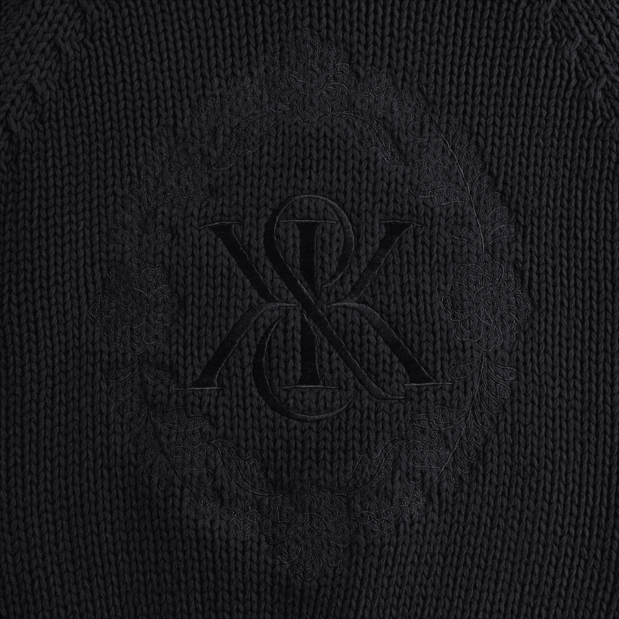 Kith Women Celyse Crest Sweater Hoodie - Black — Image 2