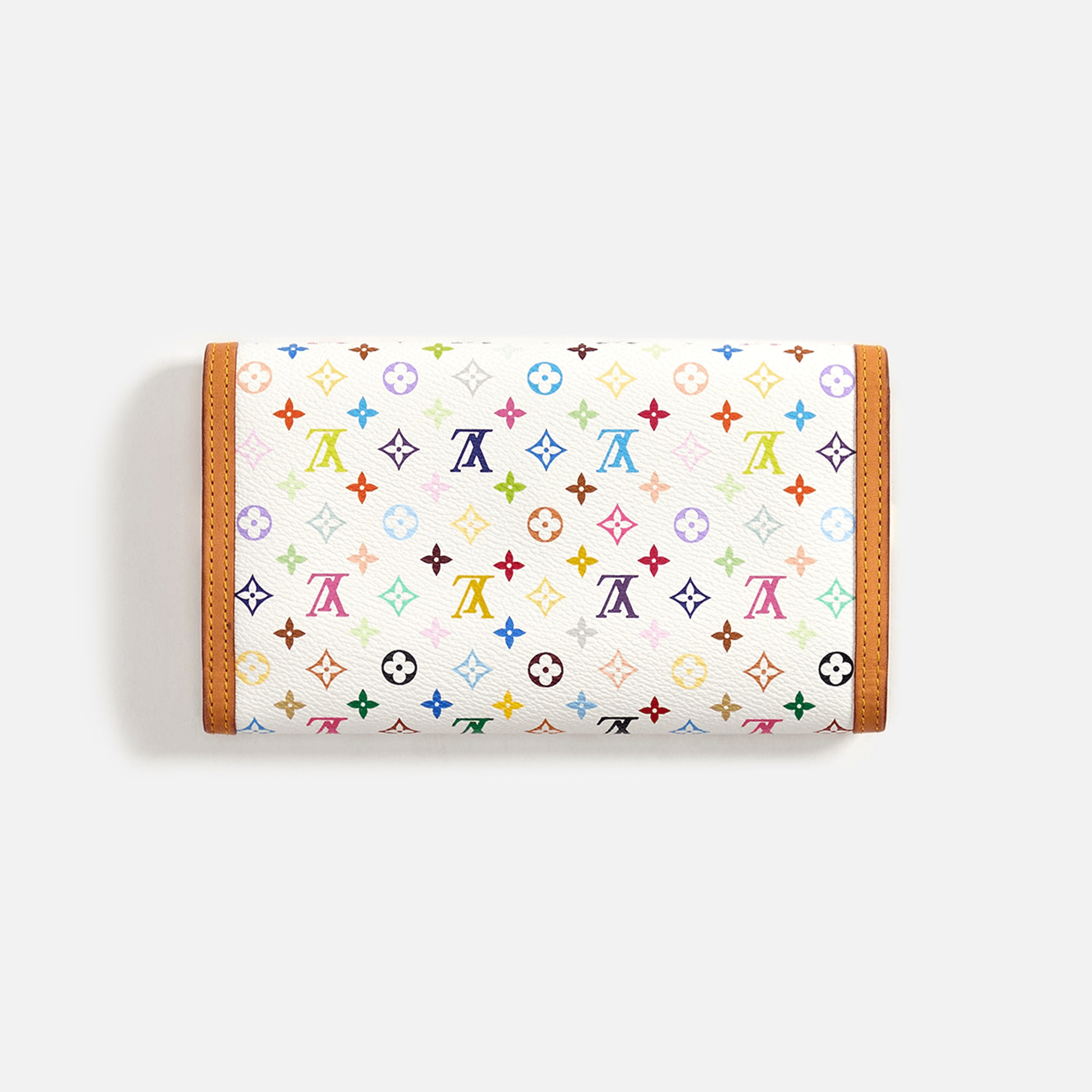 WGACA Louis Vuitton International Wallet - White Multi — Image 2