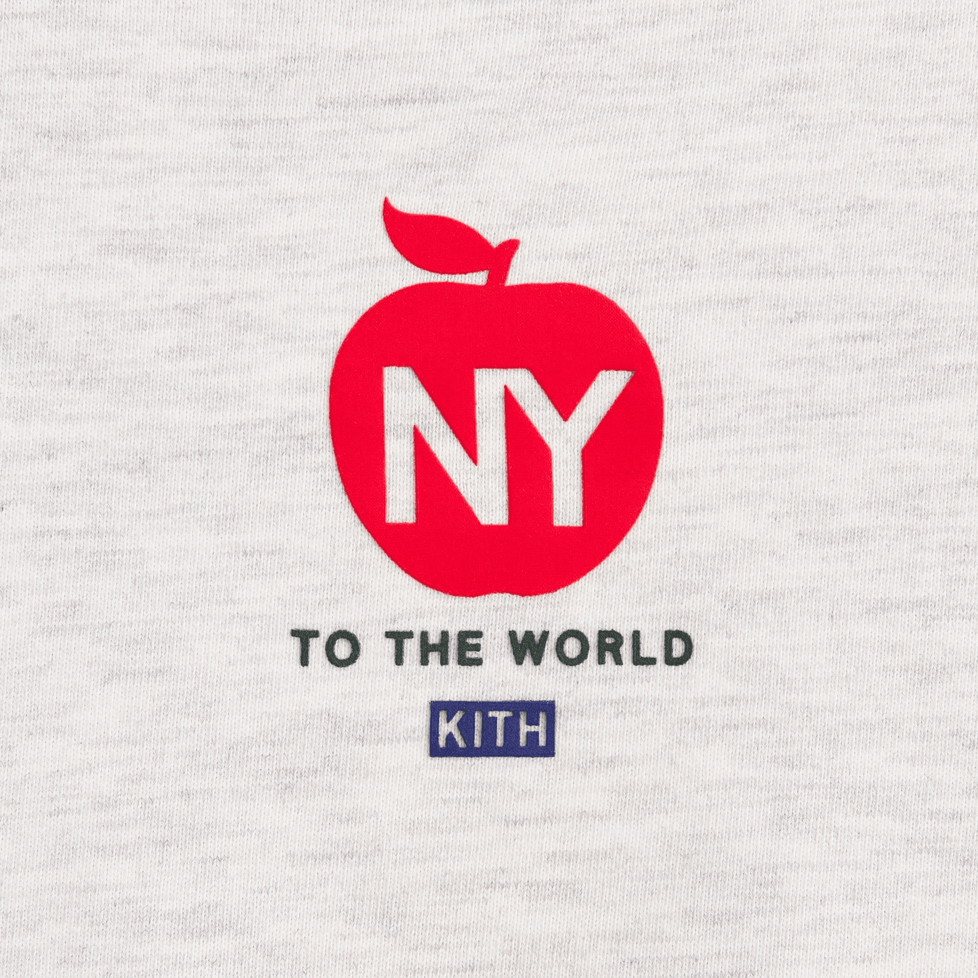 Kith Kids Logo Cropped Crewneck - Light Heather Grey — Image 2