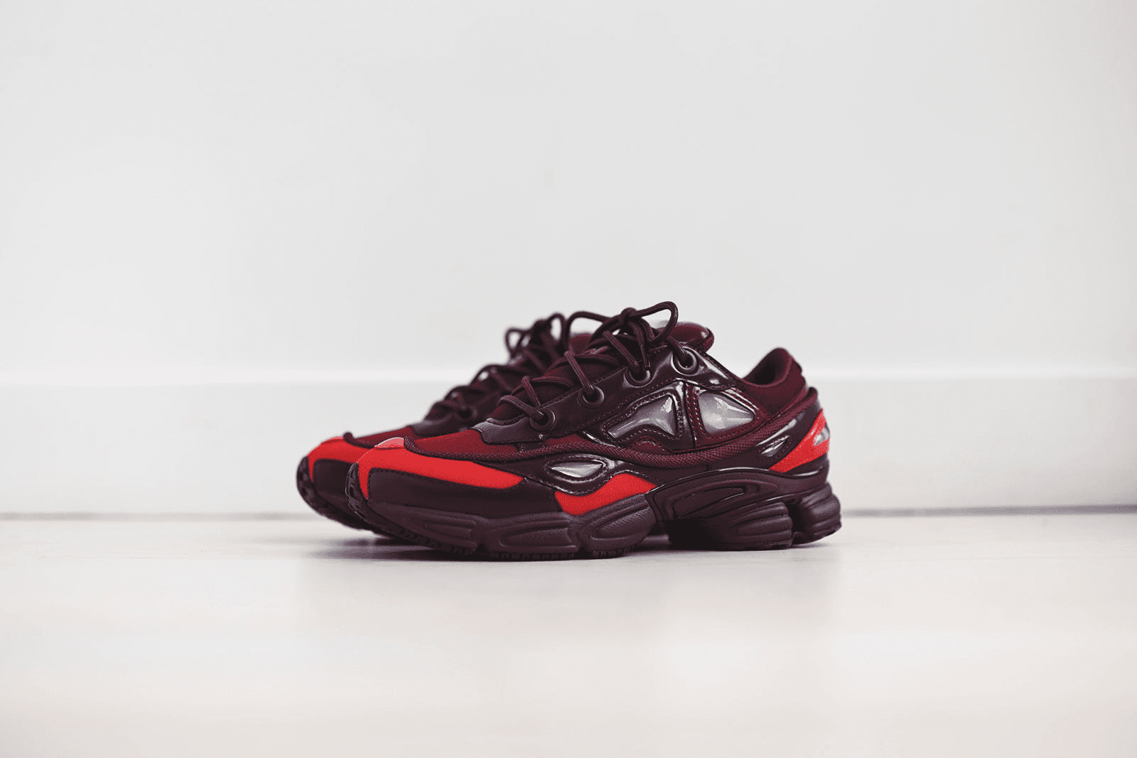 adidas by Raf Simons Ozweego III - Burgundy / Maroon / Red — Image 7