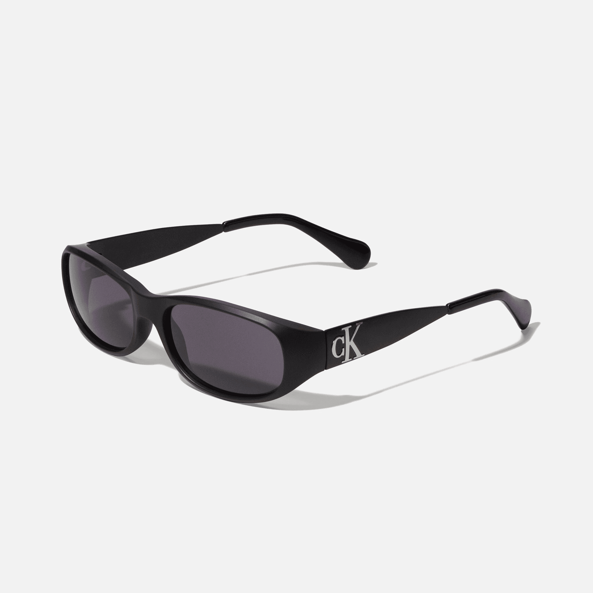 Calvin Klein x Heron Preston Bio Based Wraparound Sunglasses - Black — Image 2