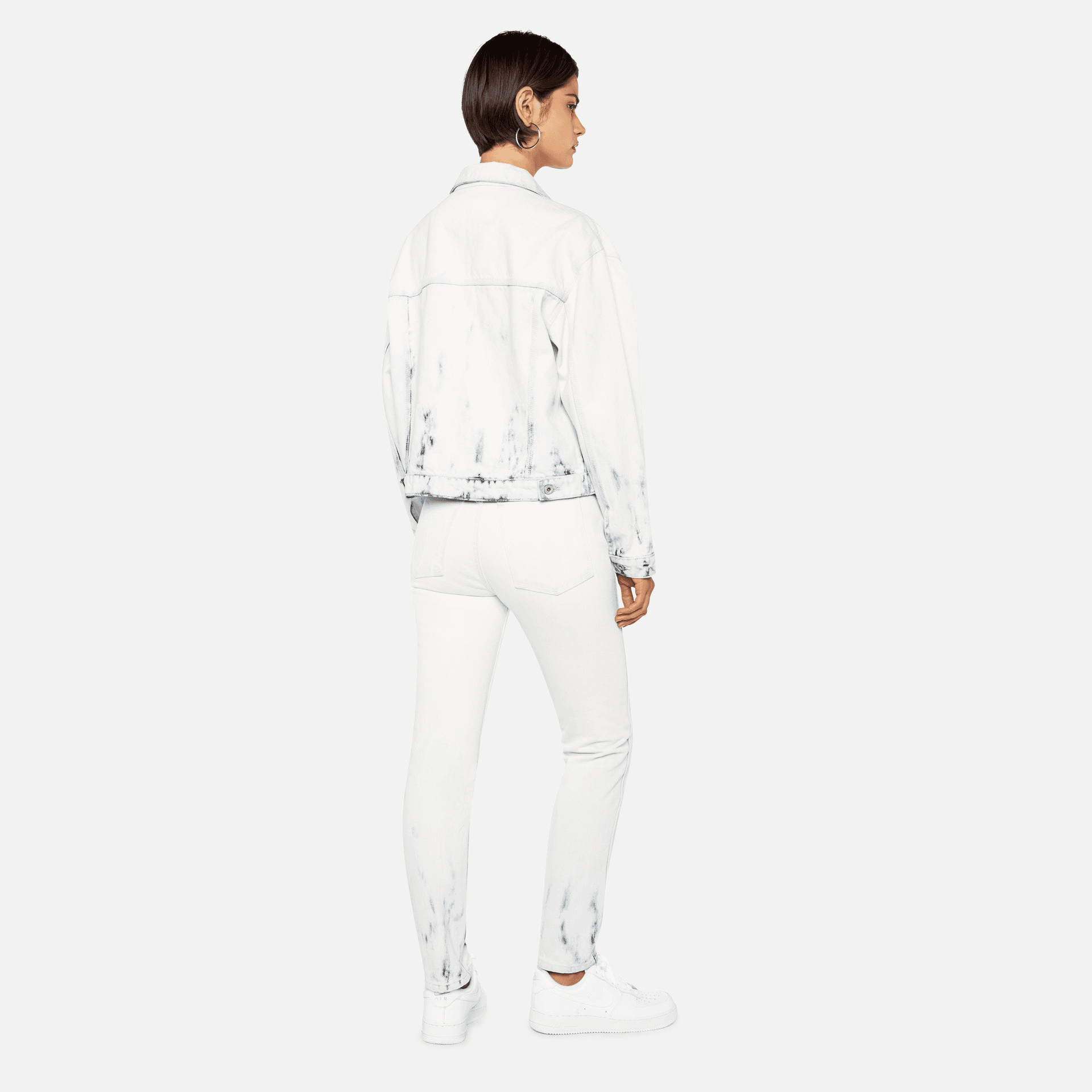 Jordache High Rise Slim Pant -  Rinse & Bleach — Image 4