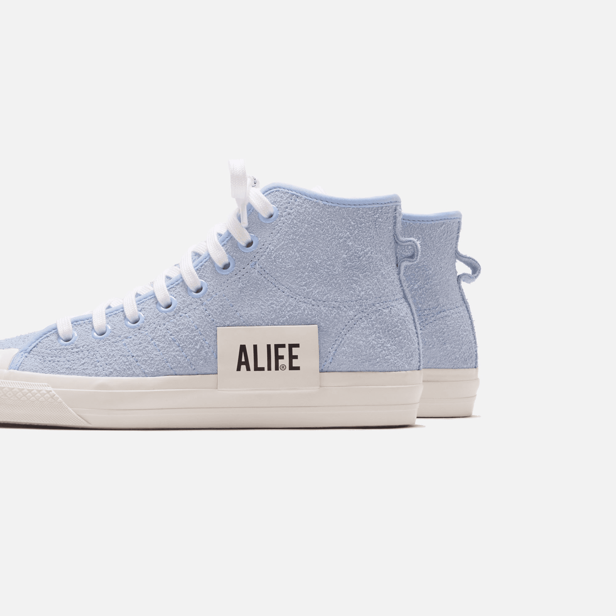 adidas Consortium x ALIFE Nizza High - Clear Sky / Off White — Image 2