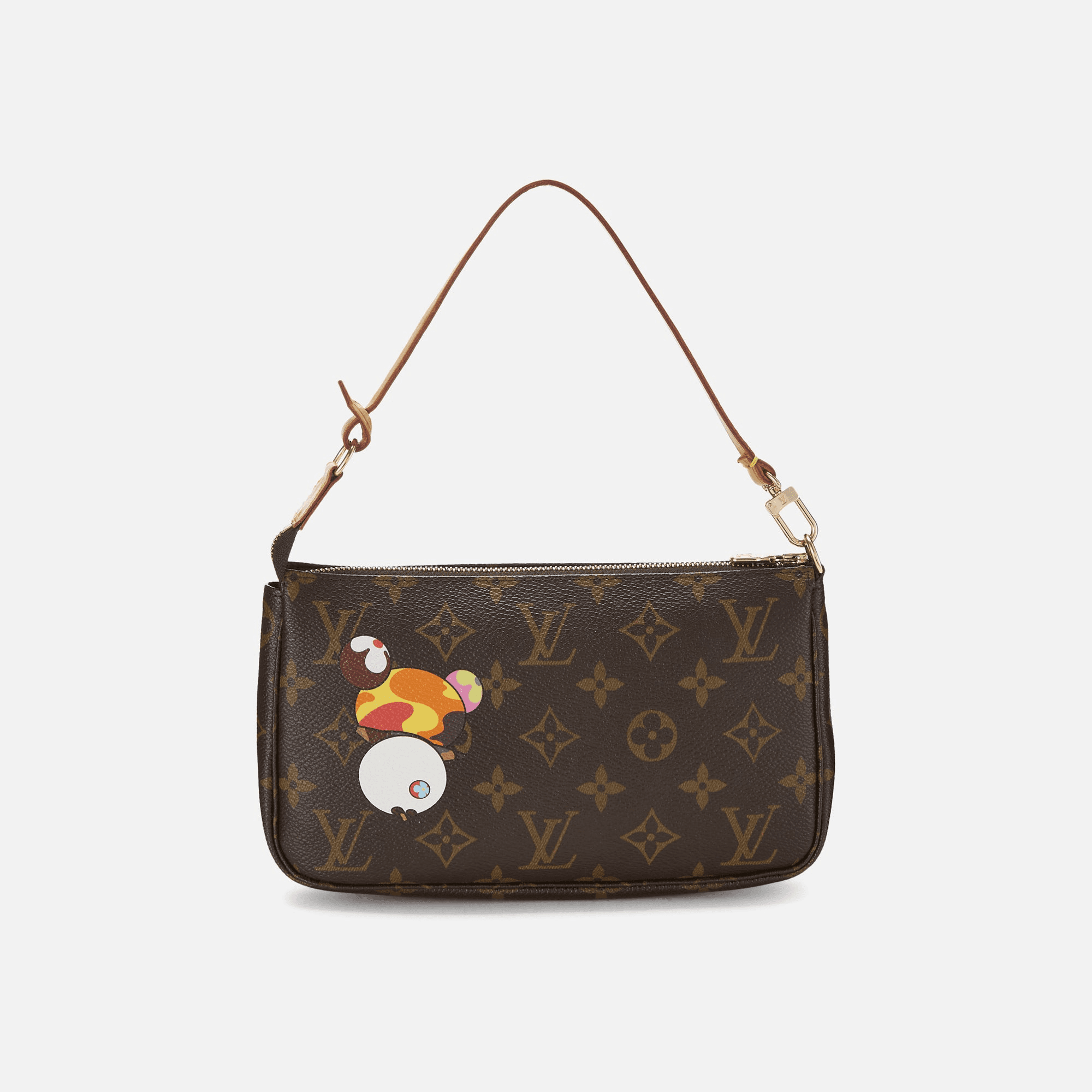 WGACA Louis Vuitton Murakami Panda Pochette - Brown — Image 2