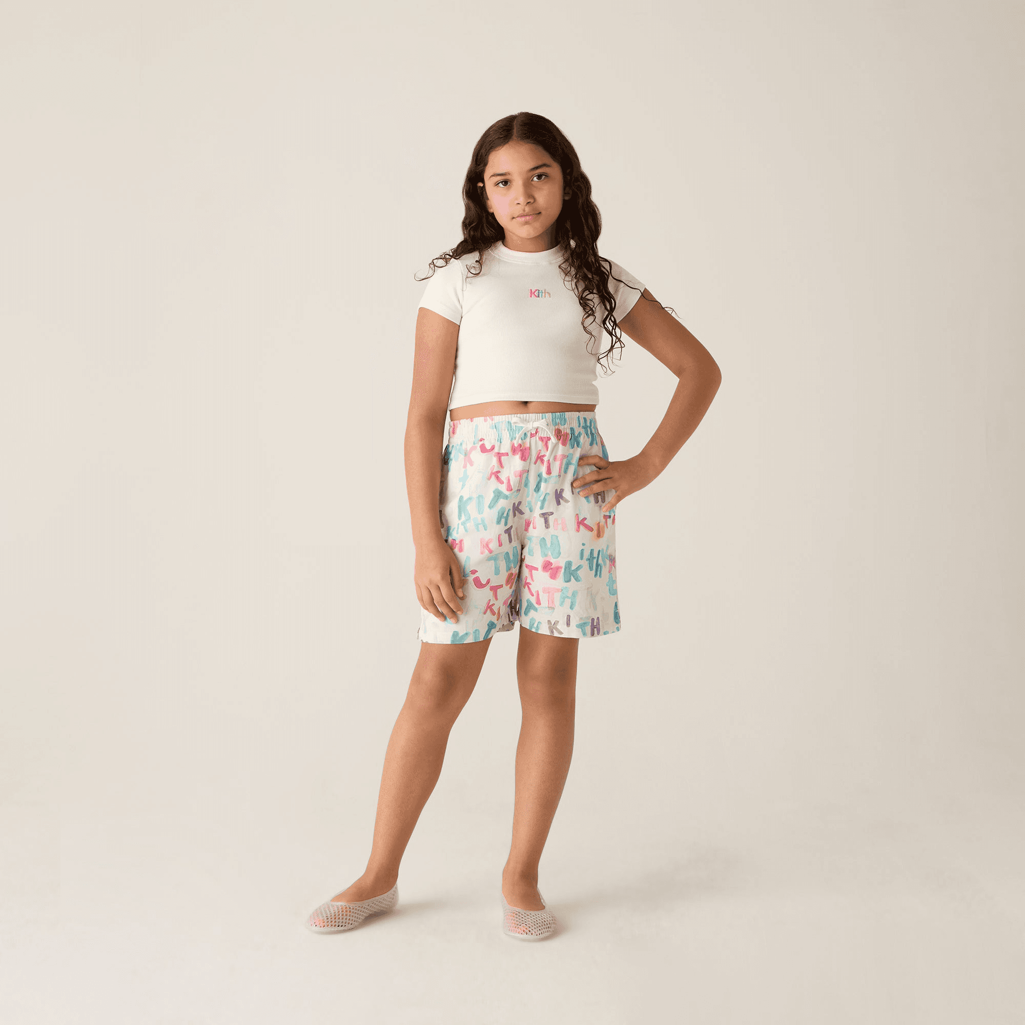 Kith Kids Rib Mulberry Tee - Silk — Image 5
