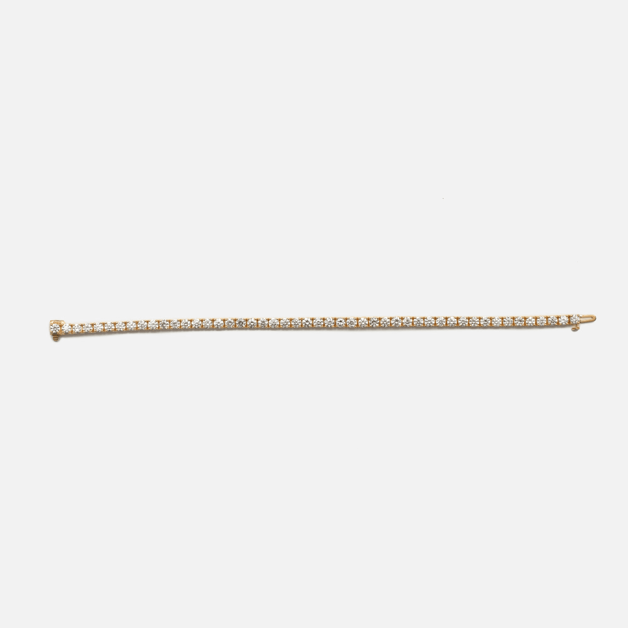 Greg Yuna 20 Pointer Tennis Bracelet - Yellow Gold — Image 3