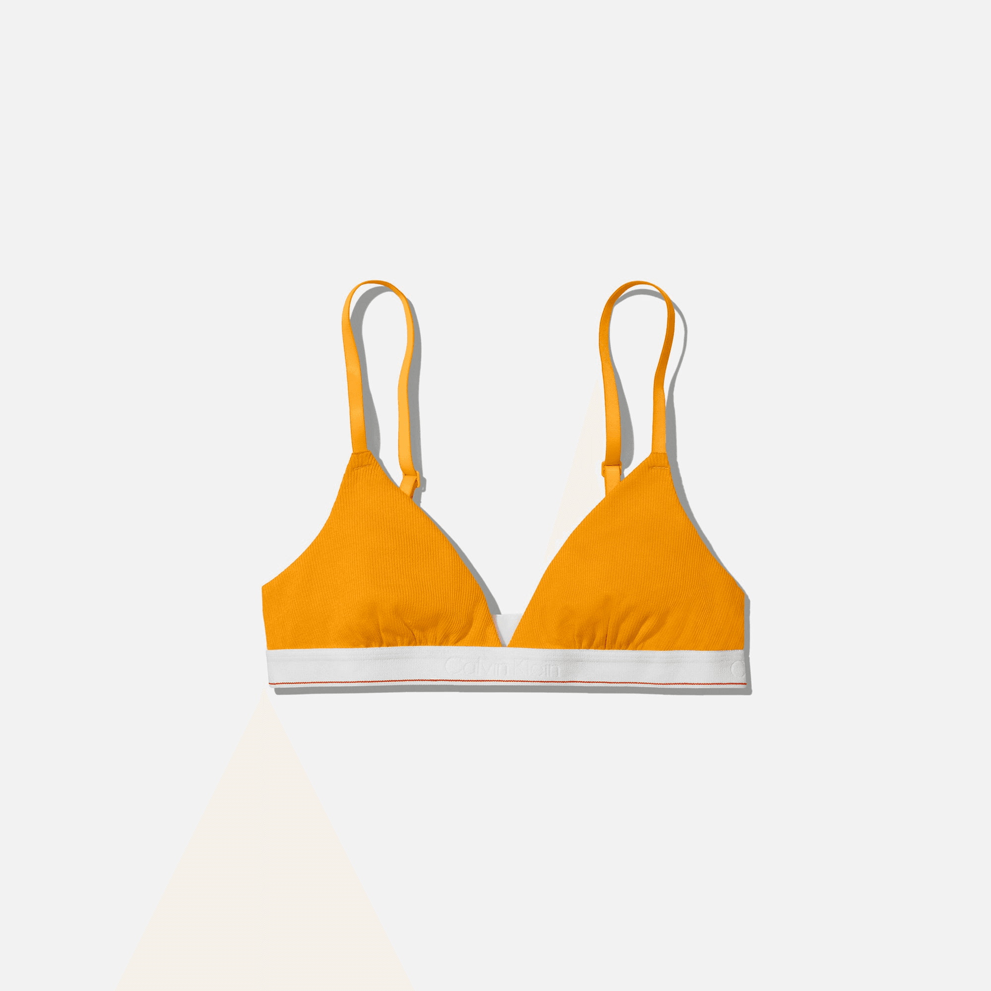 Calvin Klein x Heron Preston WMNS Triangle Bra - Sunflower