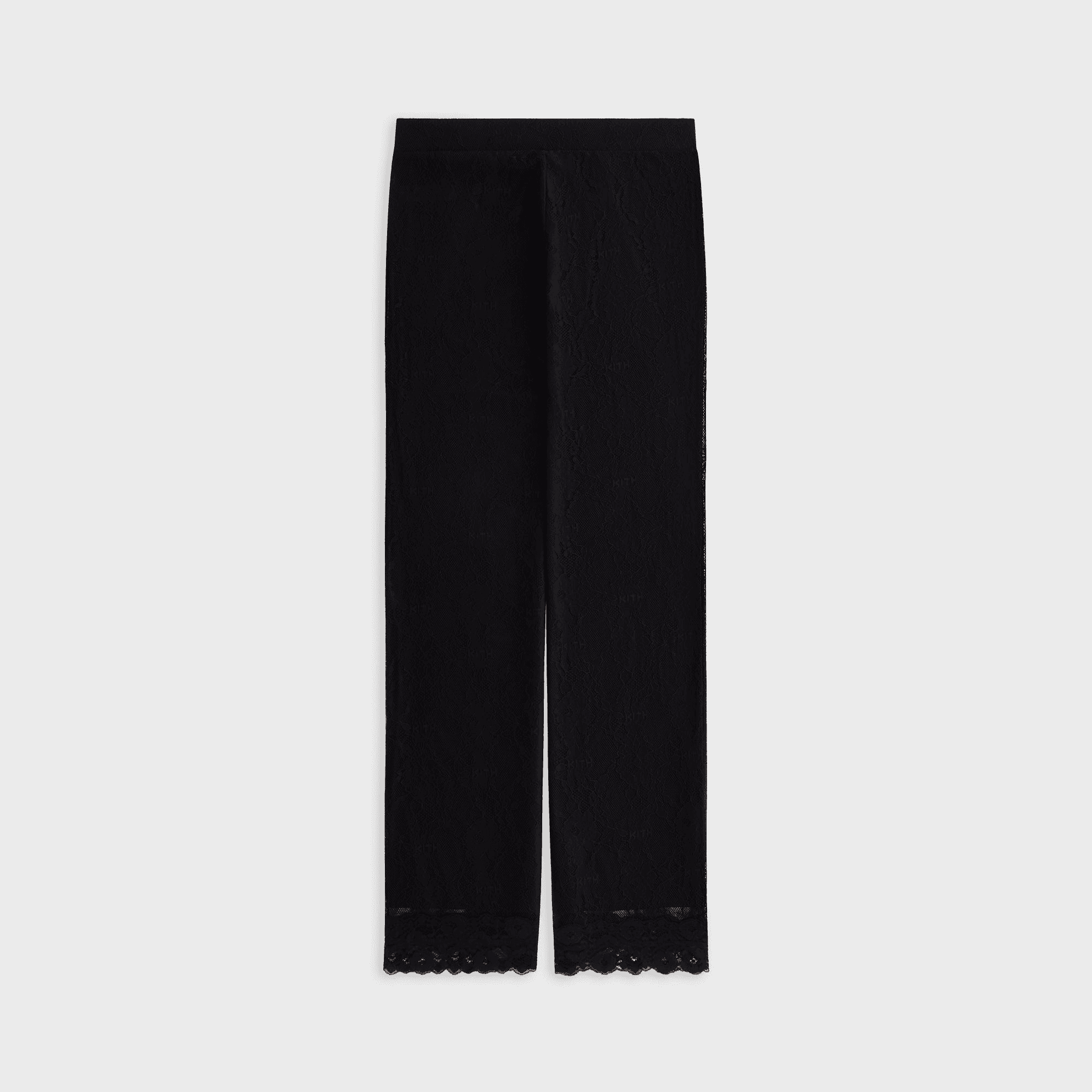 Lisa for Kith Women Elise Lace Low Rise Pant - Black — Image 5