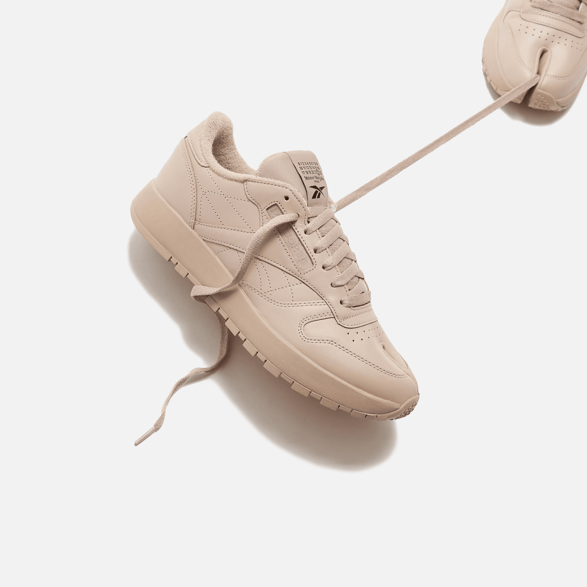 Reebok x Margiela Classic Leather Tabi - Natural — Image 2