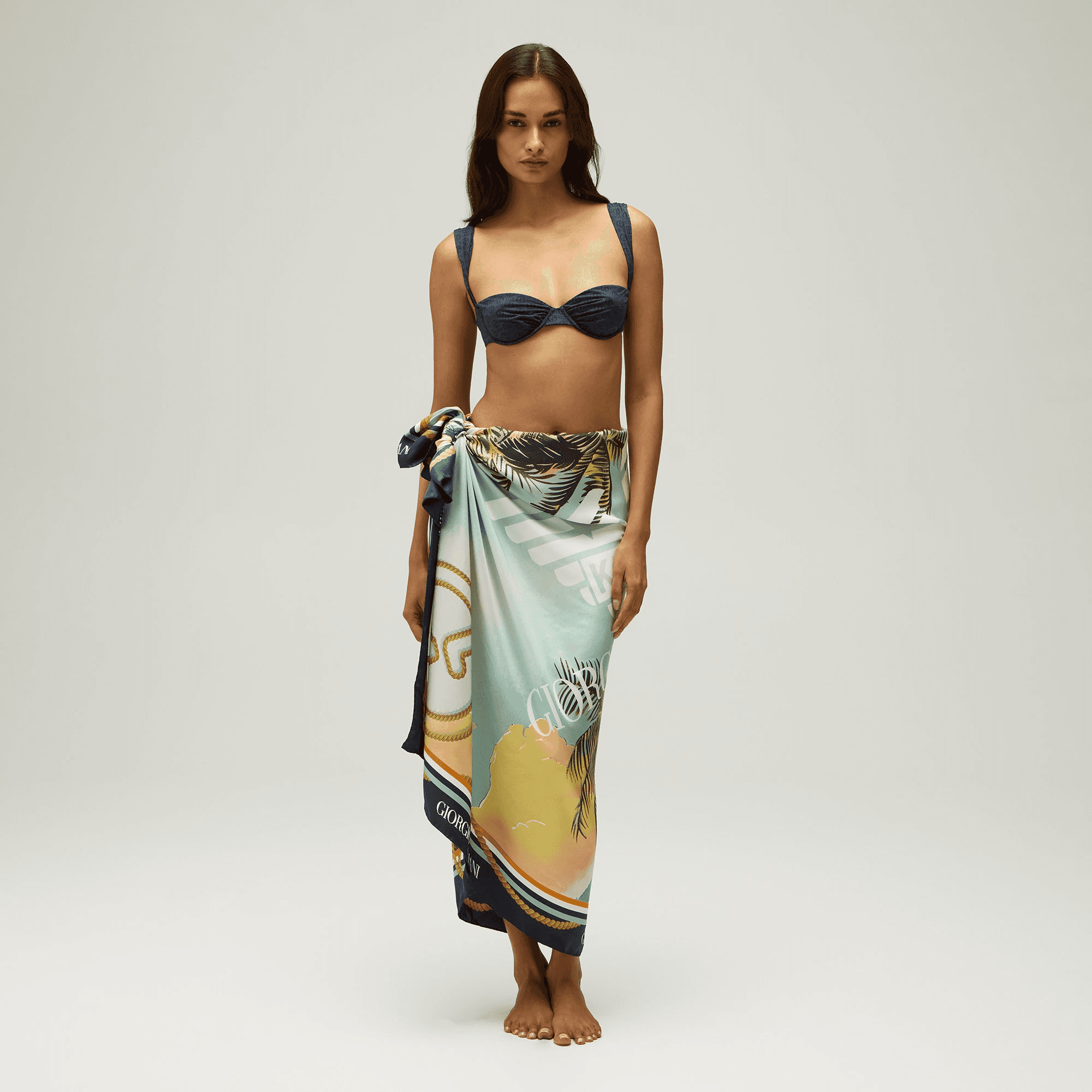 Giorgio Armani & Kith Women Printed Sarong - Multi — Image 4