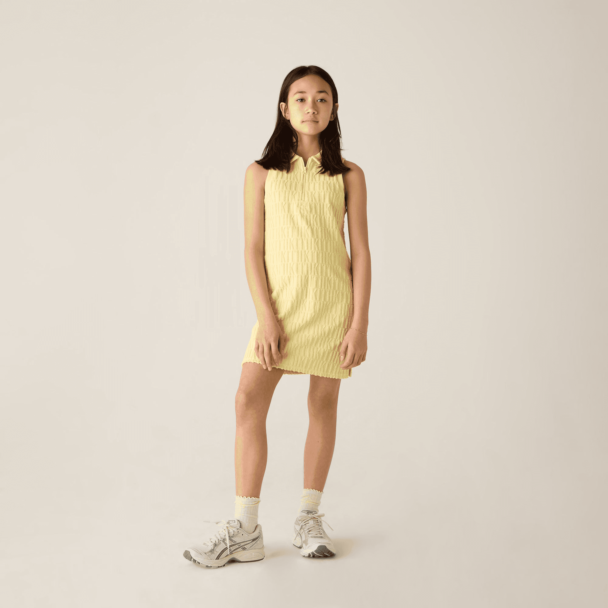 Kith Kids Monogram Terry Polo Dress - Ray — Image 5